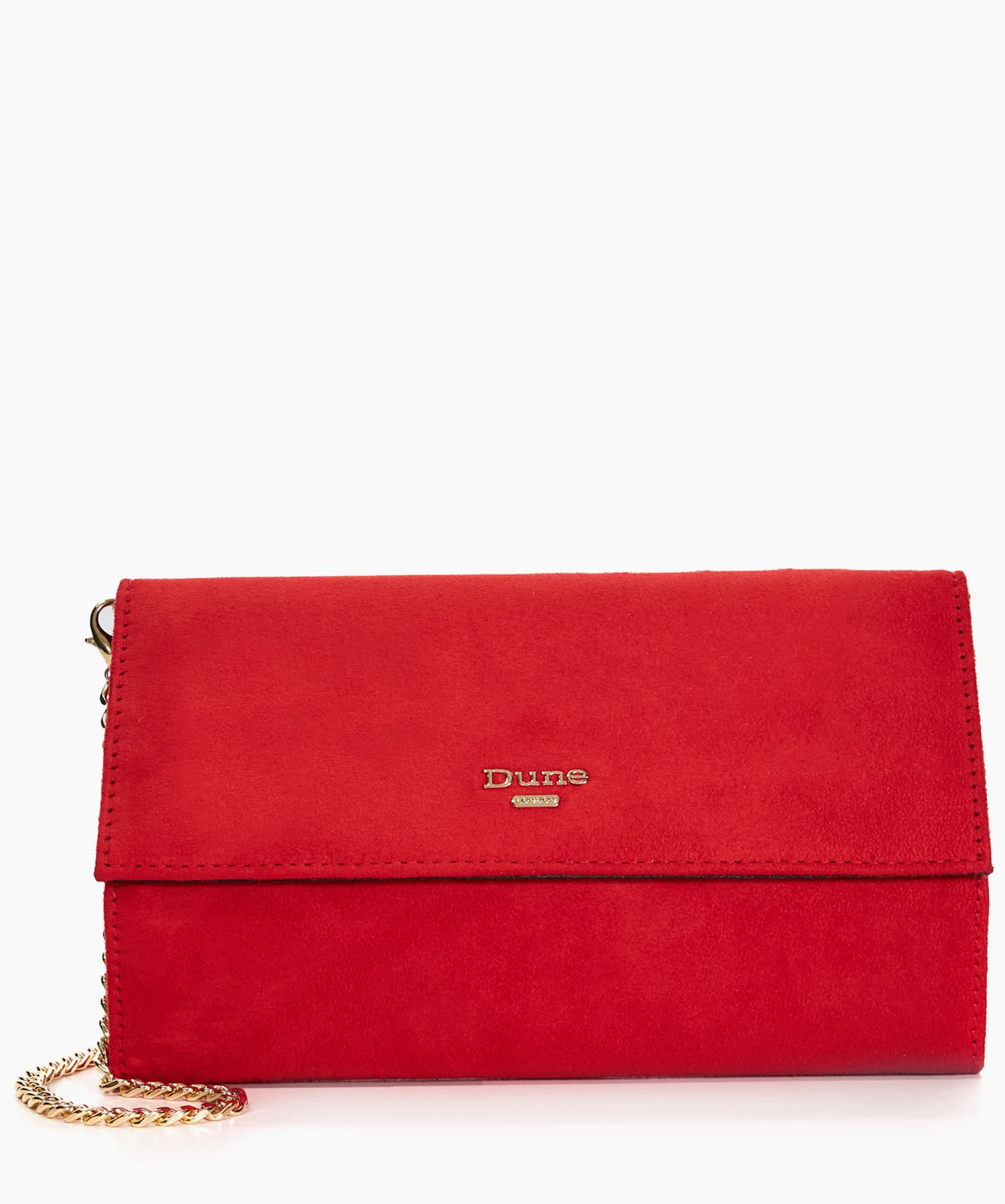 Dune red hot sale clutch bag