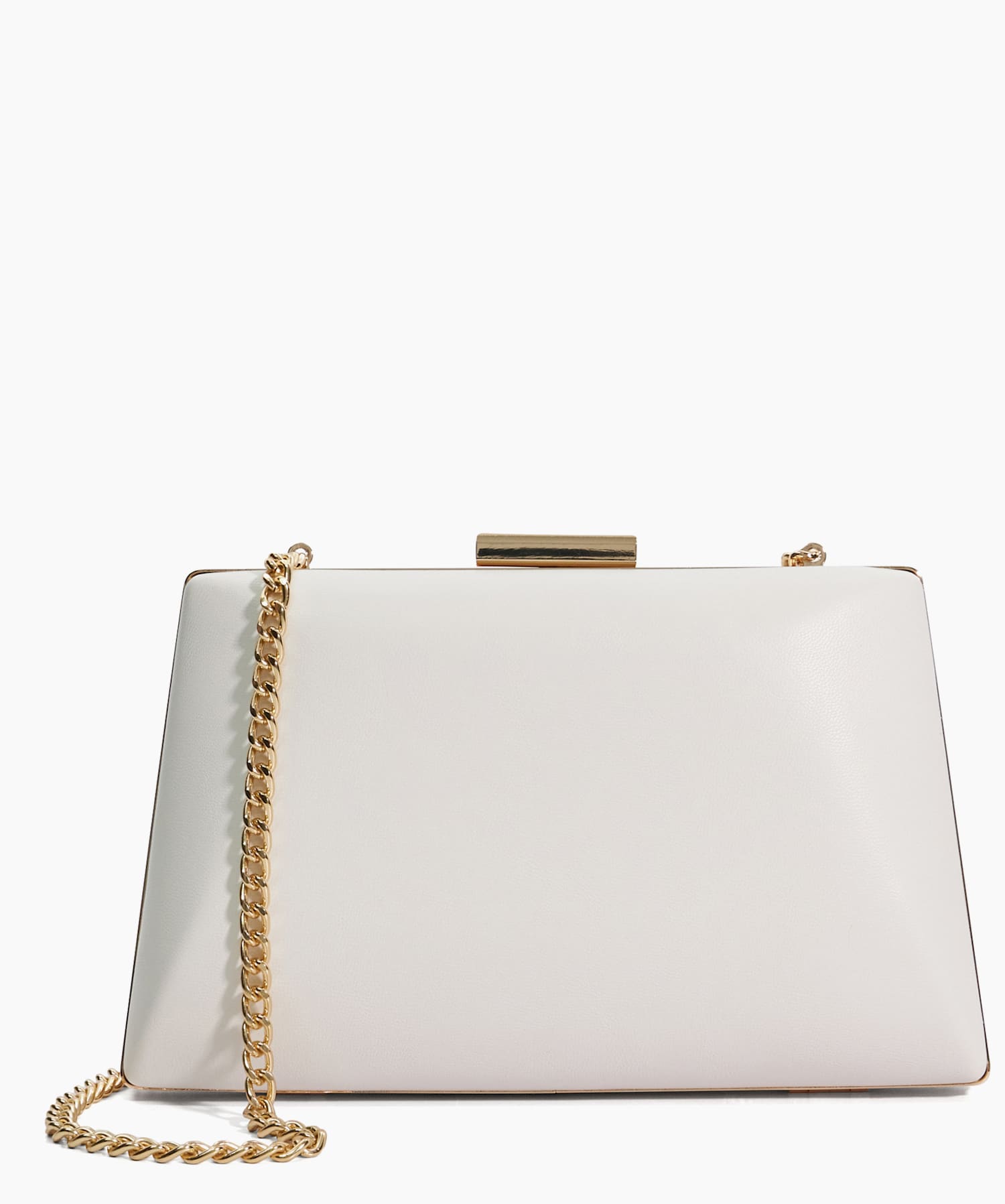 Dune white clutch bag discount