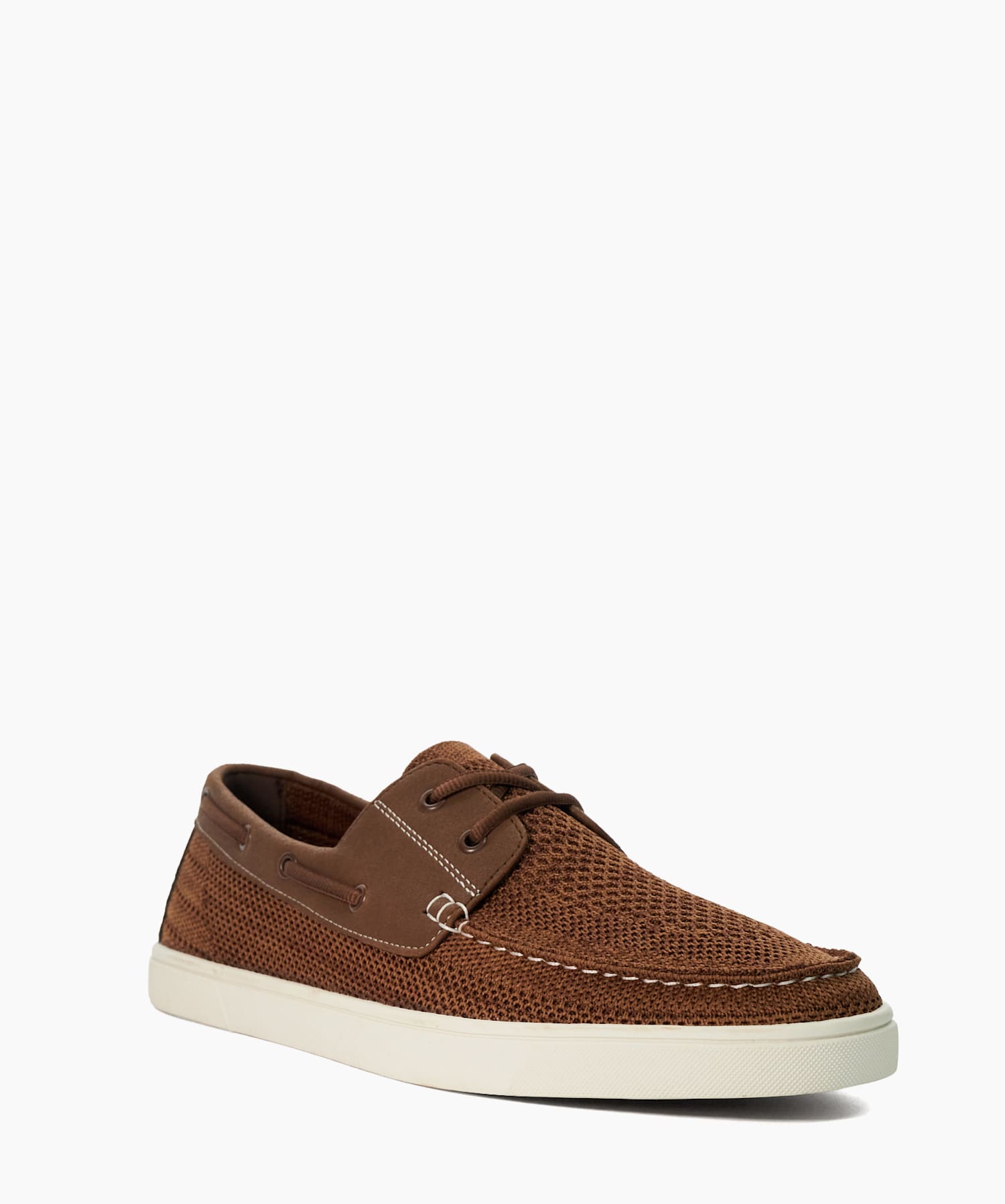 Blaizerss Tan Knitted Boat Shoes Dune London