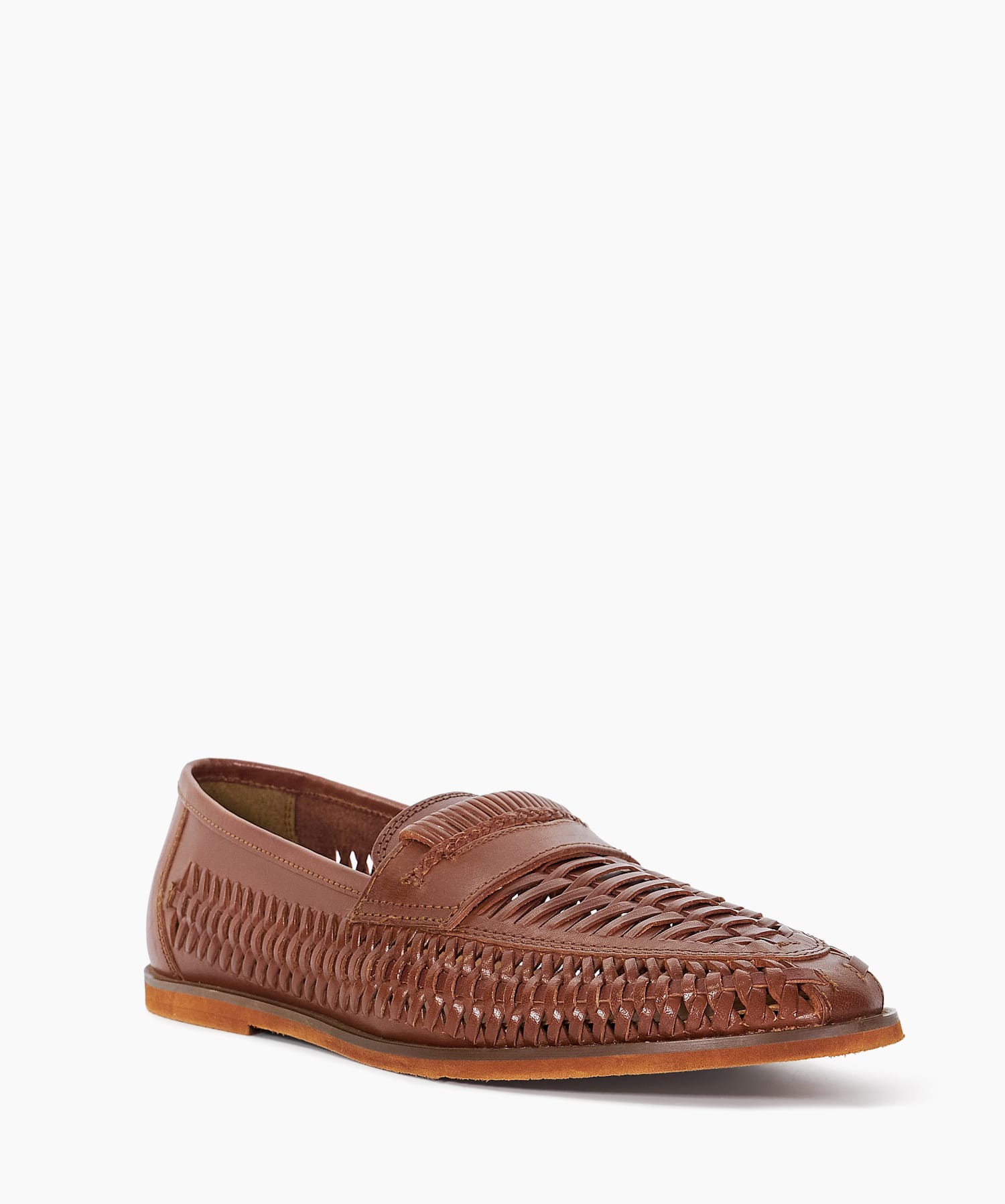 Tan woven loafers mens outlet