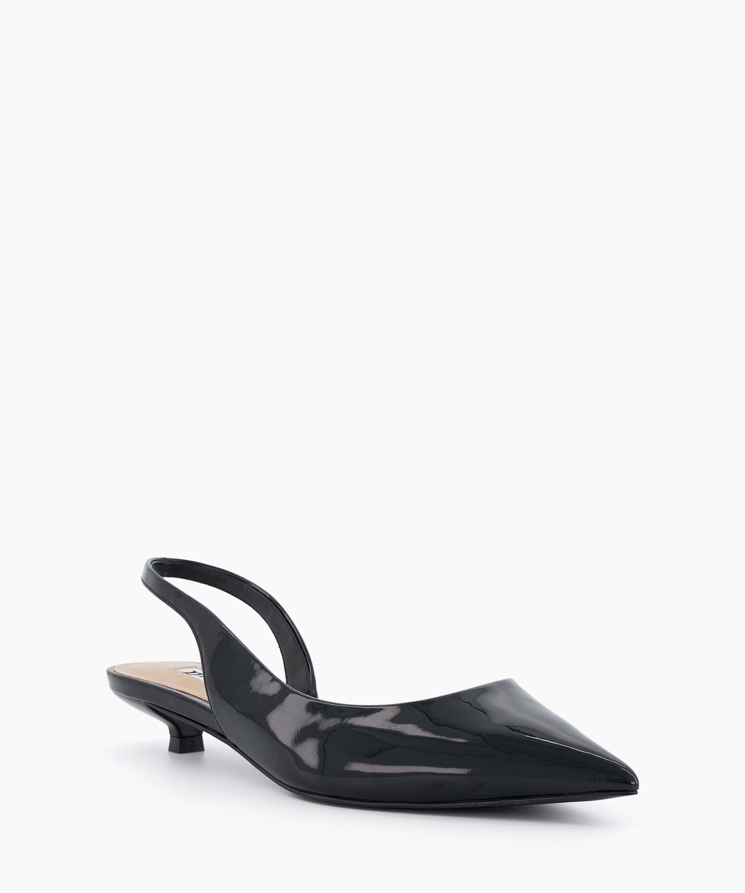 Dune black kitten heels discount