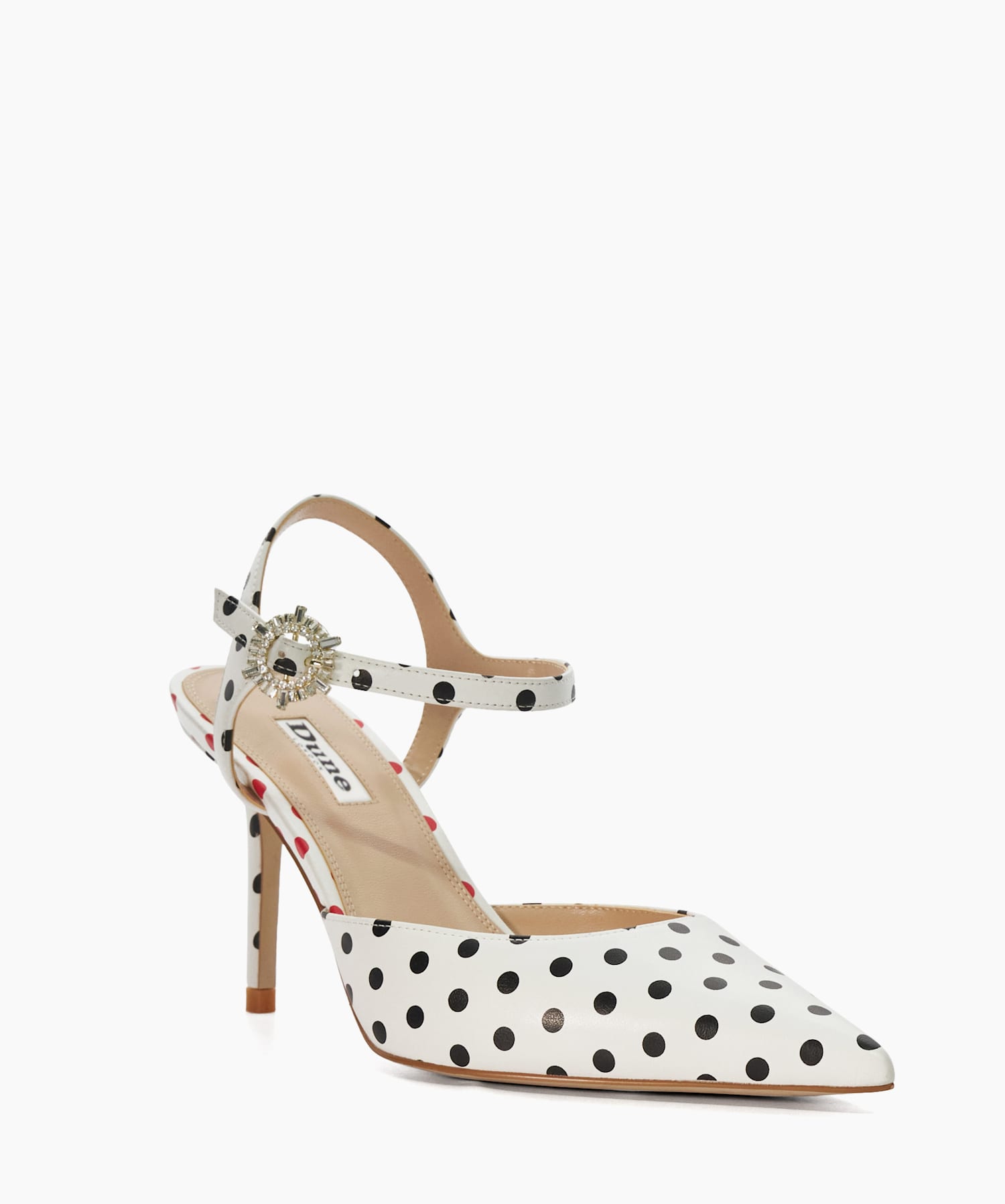 Polka dot slingback shoes 2025