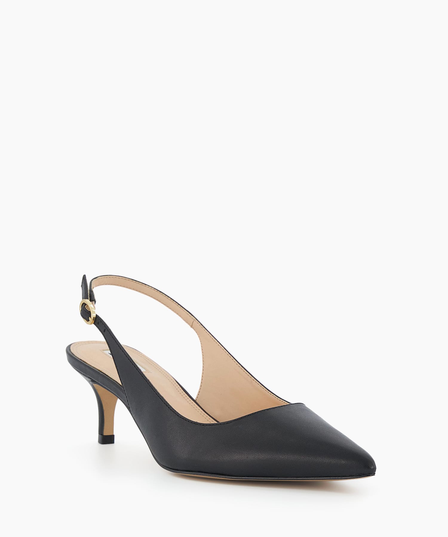 Black slingback best sale high heels