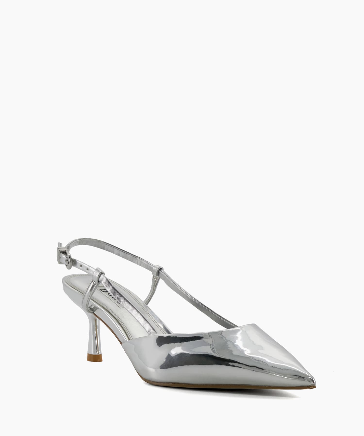 Silver slingbacks discount