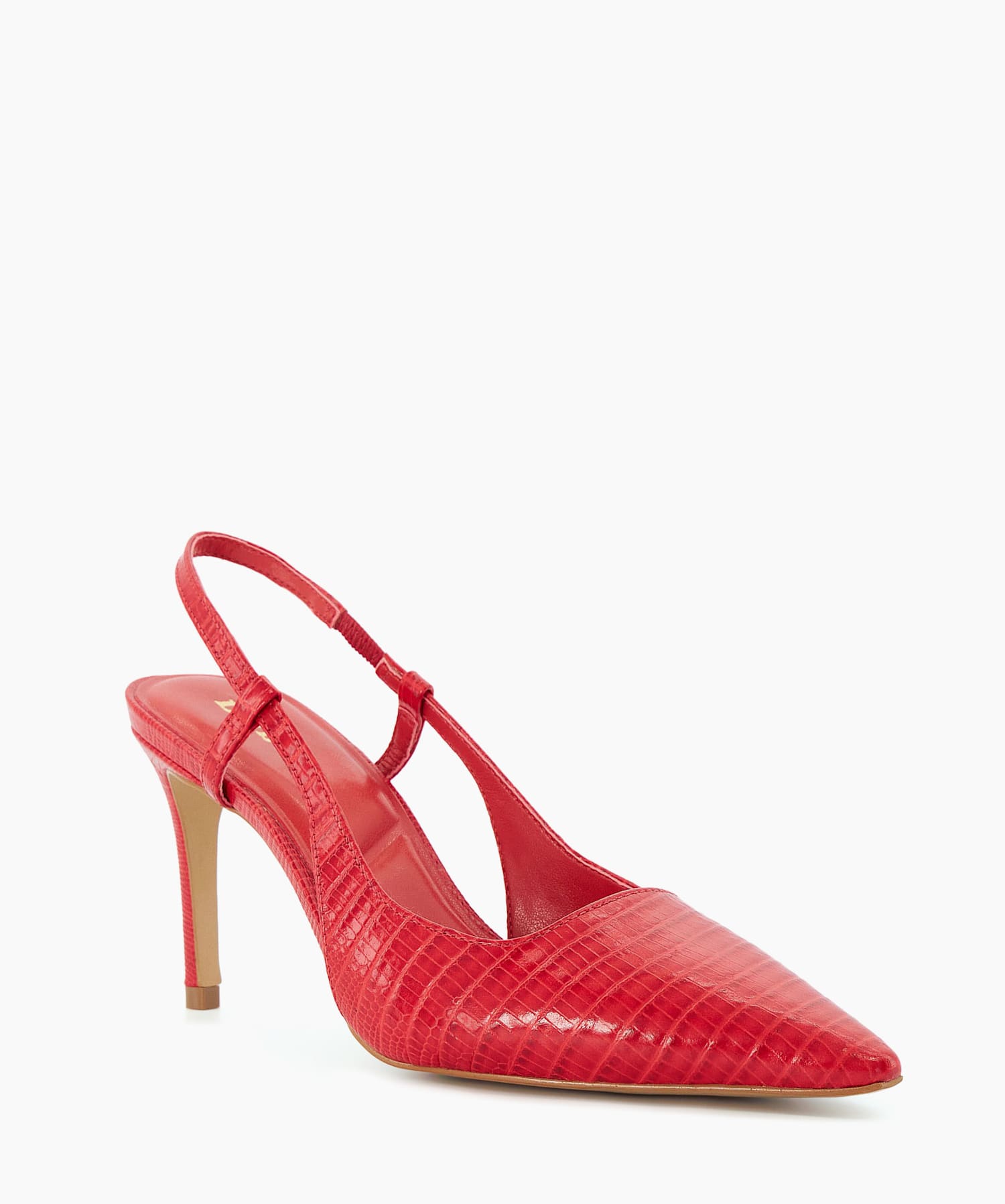 Red slingback peep toe heels new arrivals