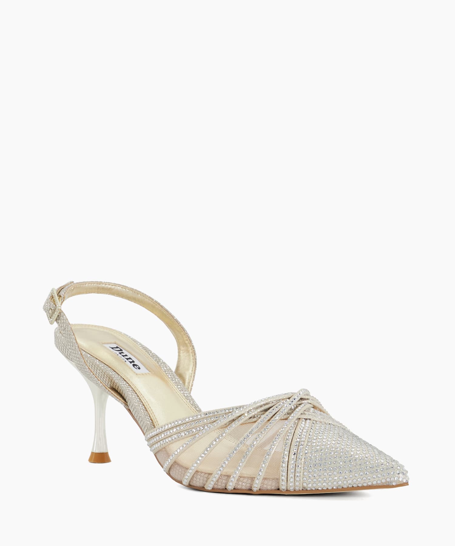 Dune gold kitten sales heels