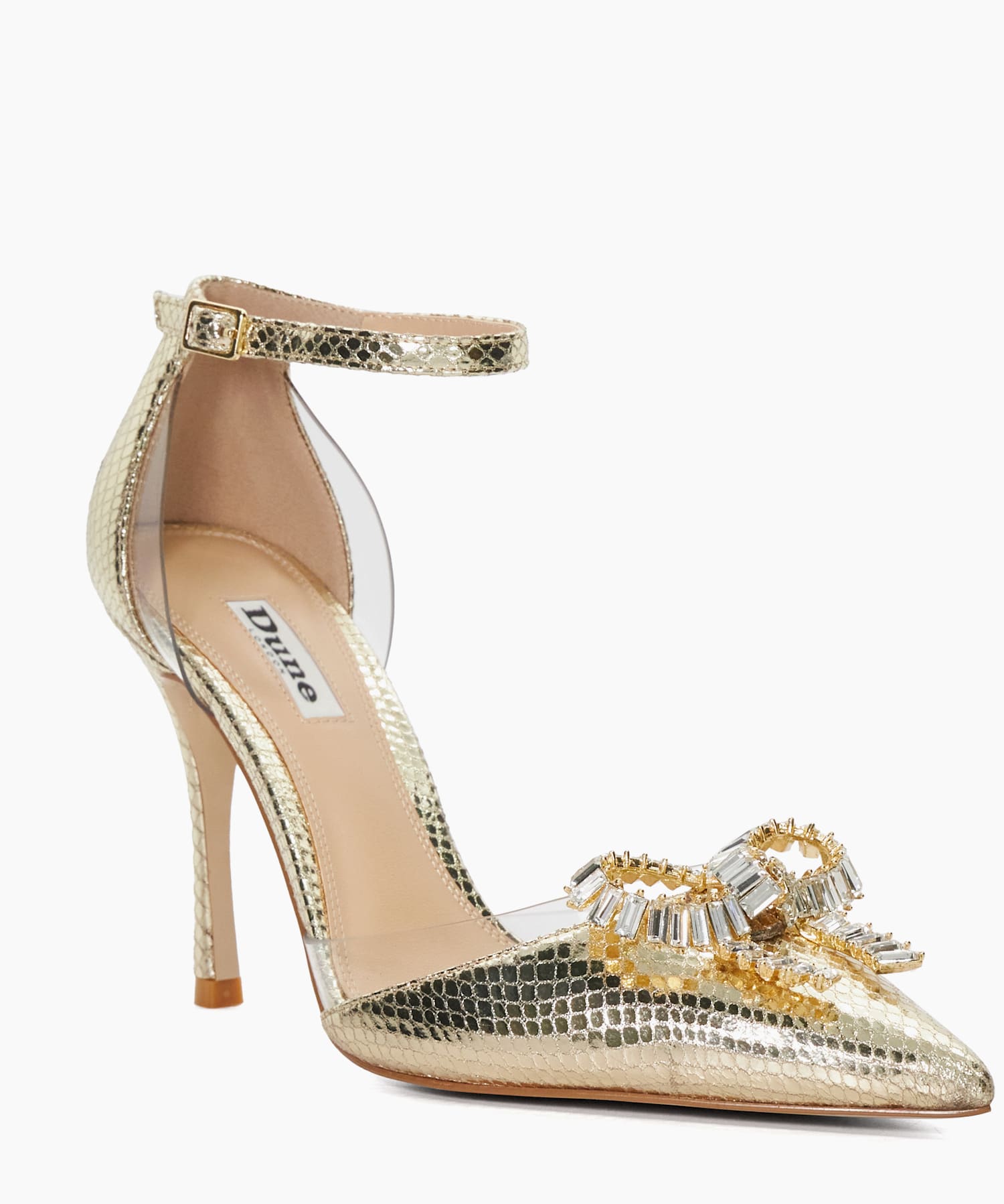 Dune top embellished heels