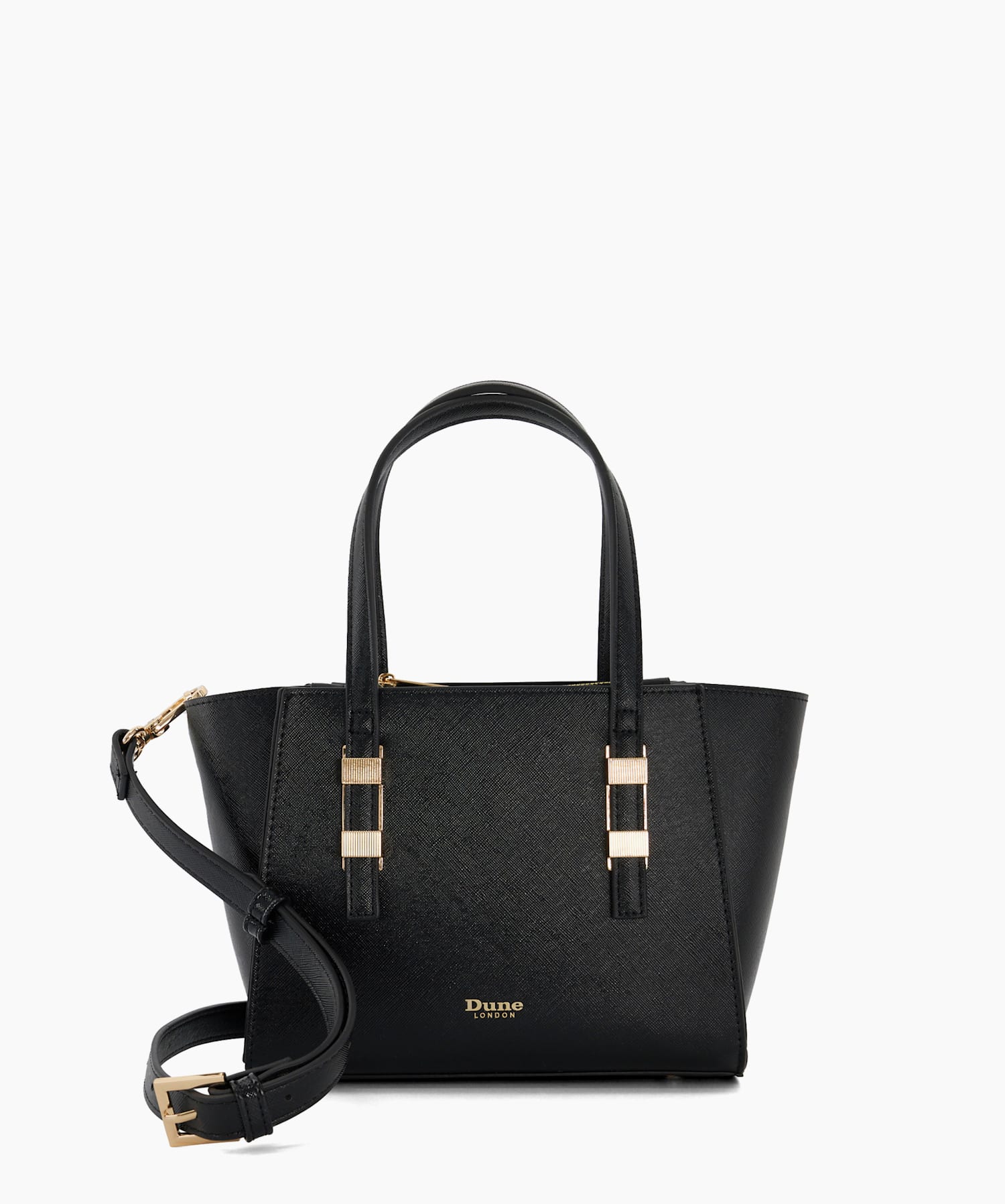 Dinkydresden Black Mini Winged Tote Bag Dune London