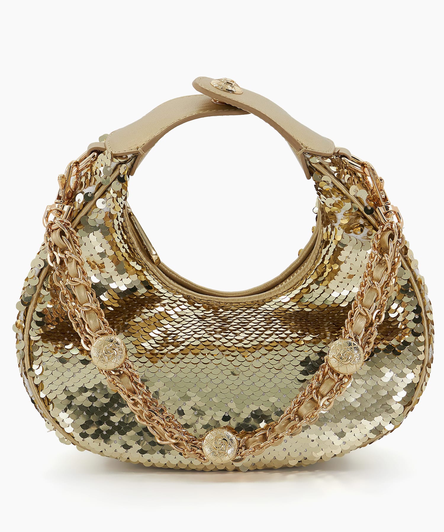 Gold sequin sale bag