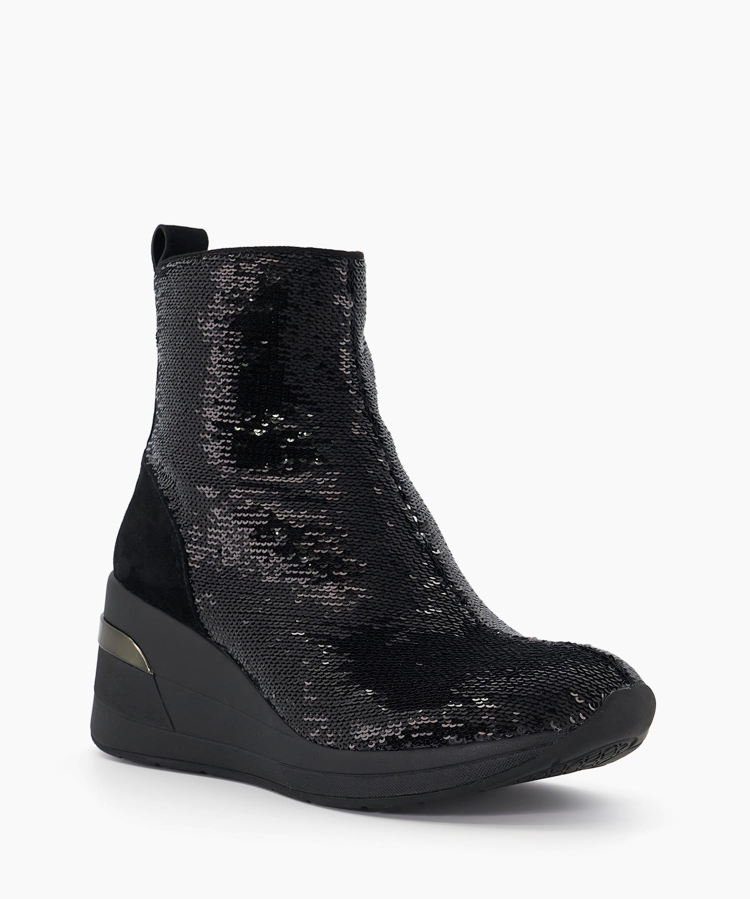 Sparkly wedge trainers shop