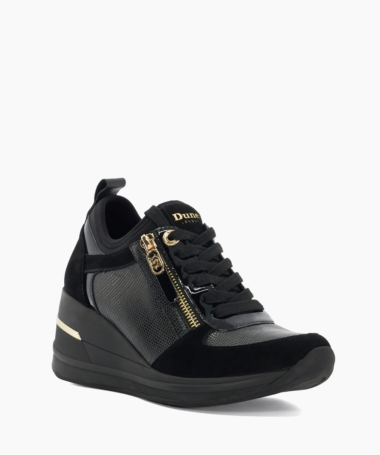 Icy trailblazer wedge sneakers clearance