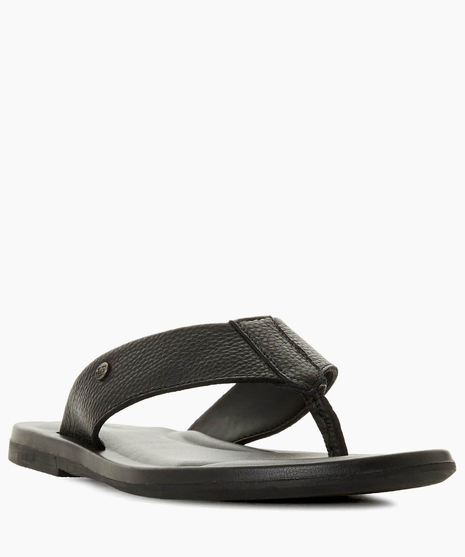 Fredss Black Toe Post Sandals Dune London