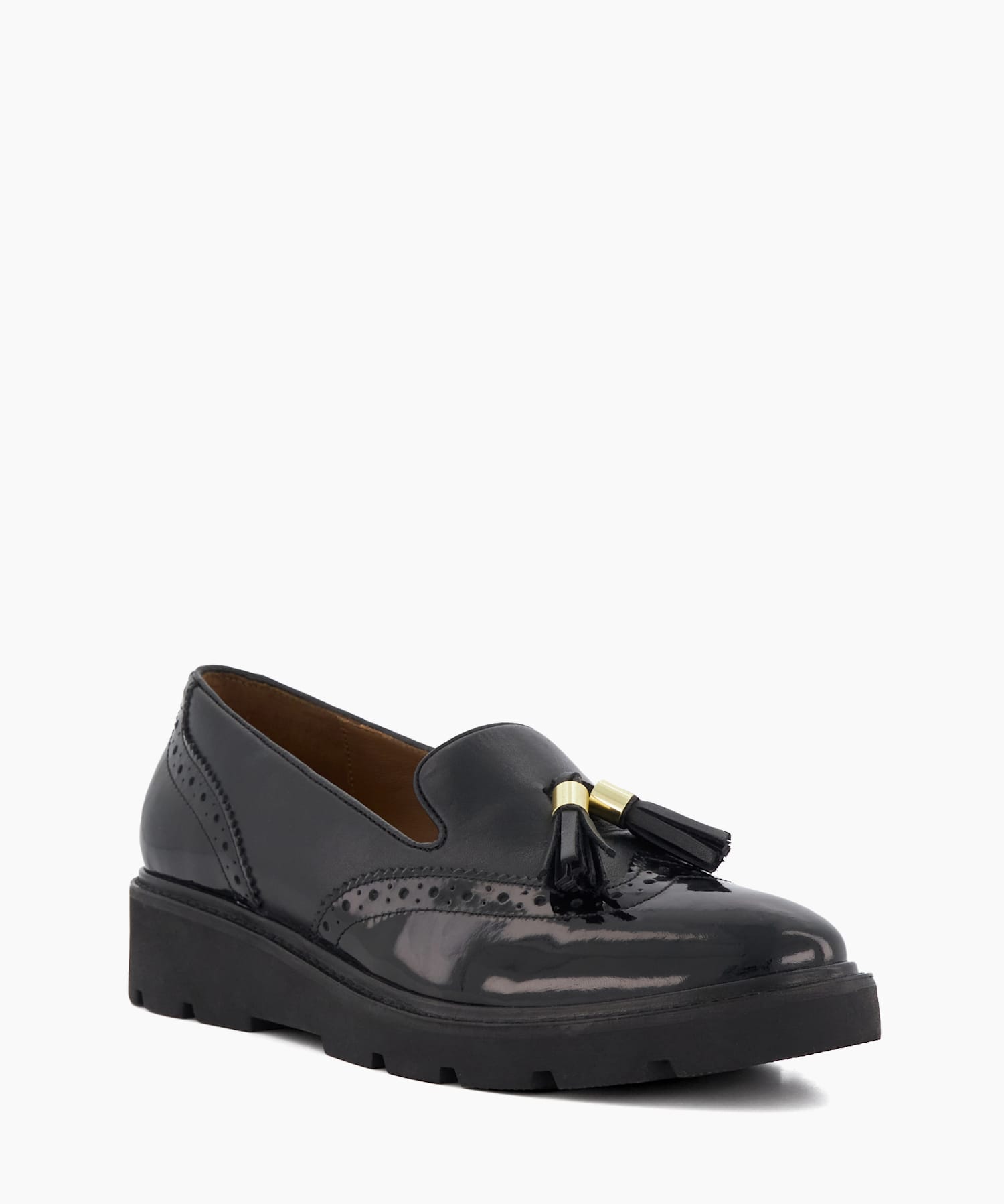 Dune store fur loafers