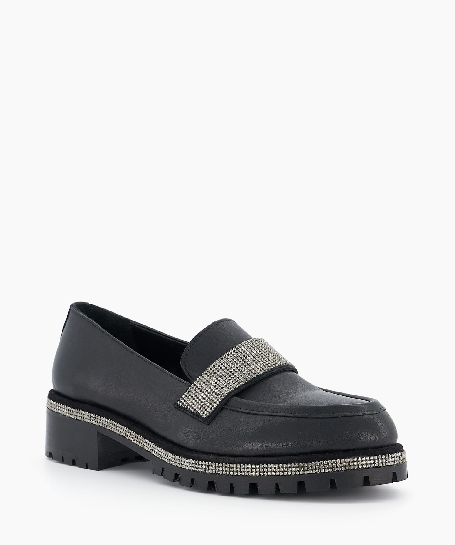 Black clearance sparkle loafers