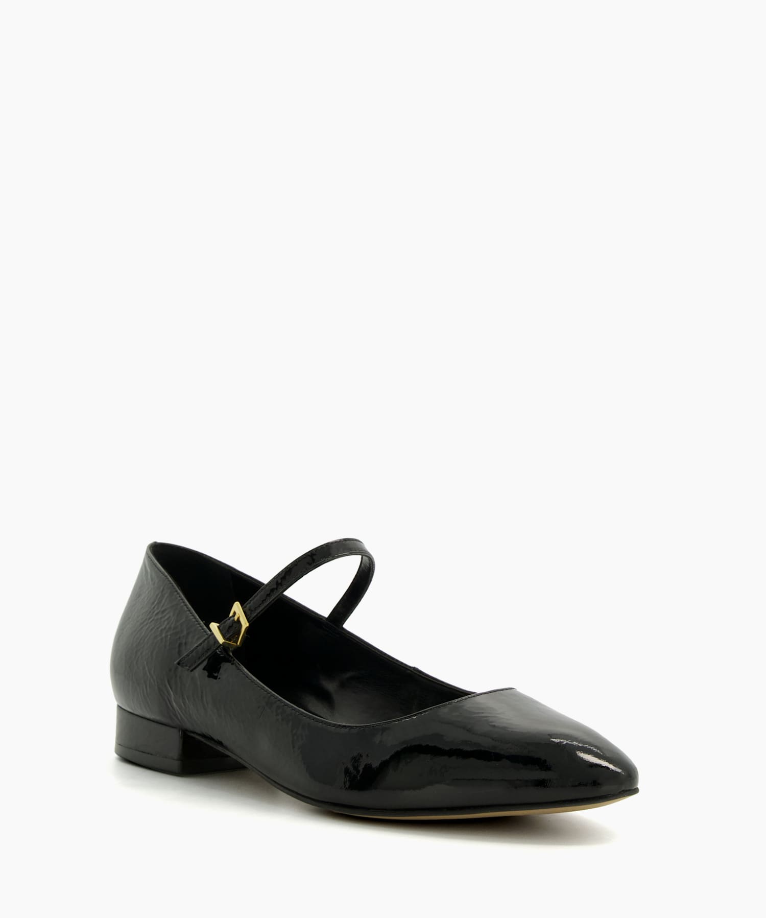 Black patent mary jane flats 2025