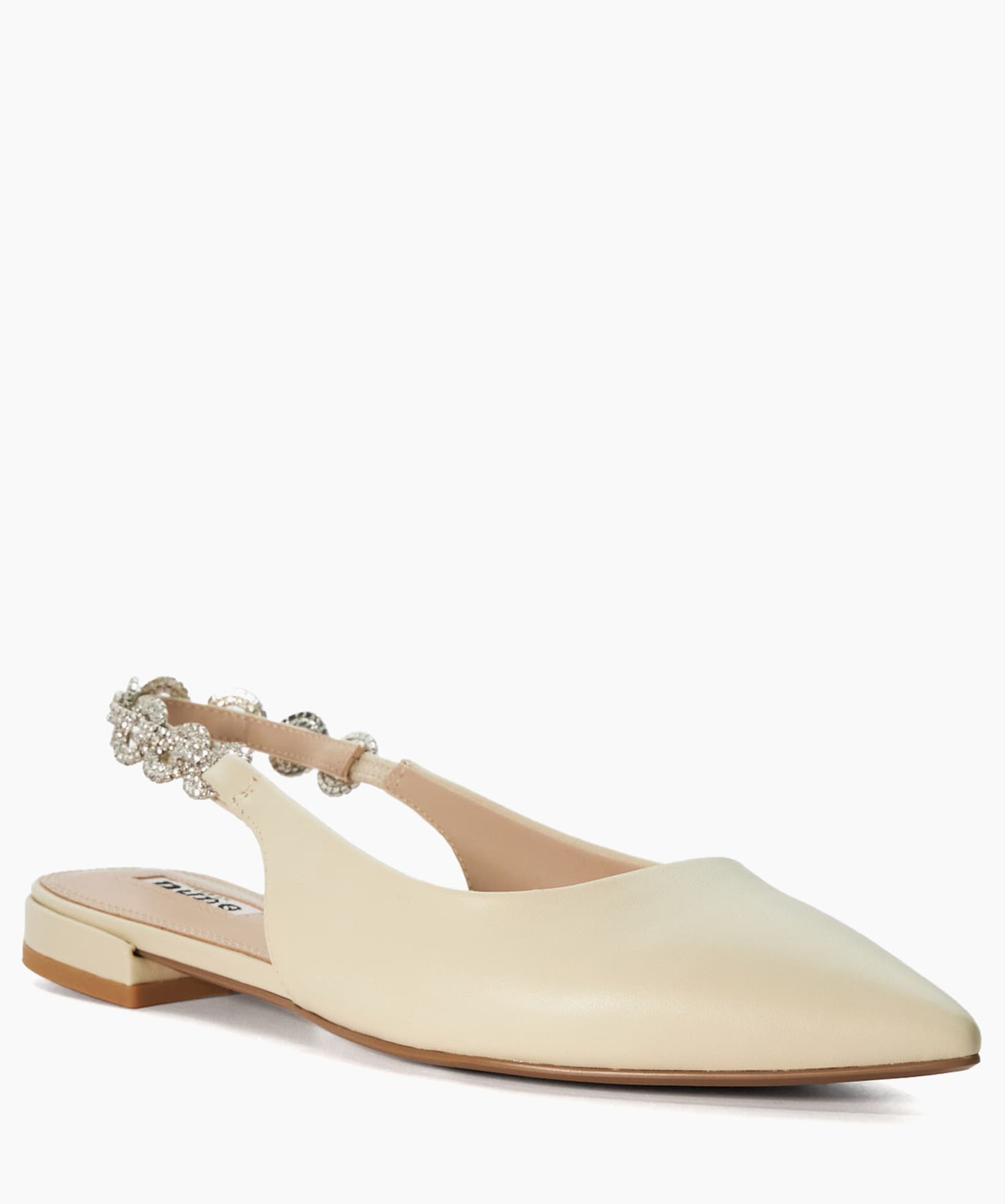 Beige slingback flats online