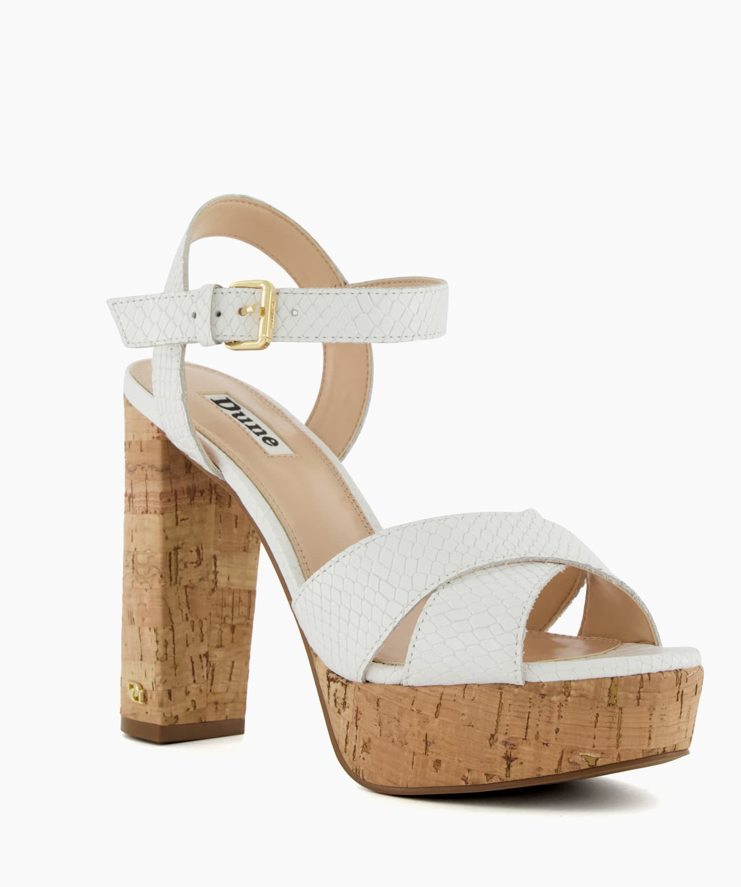 Dune white pumps discount