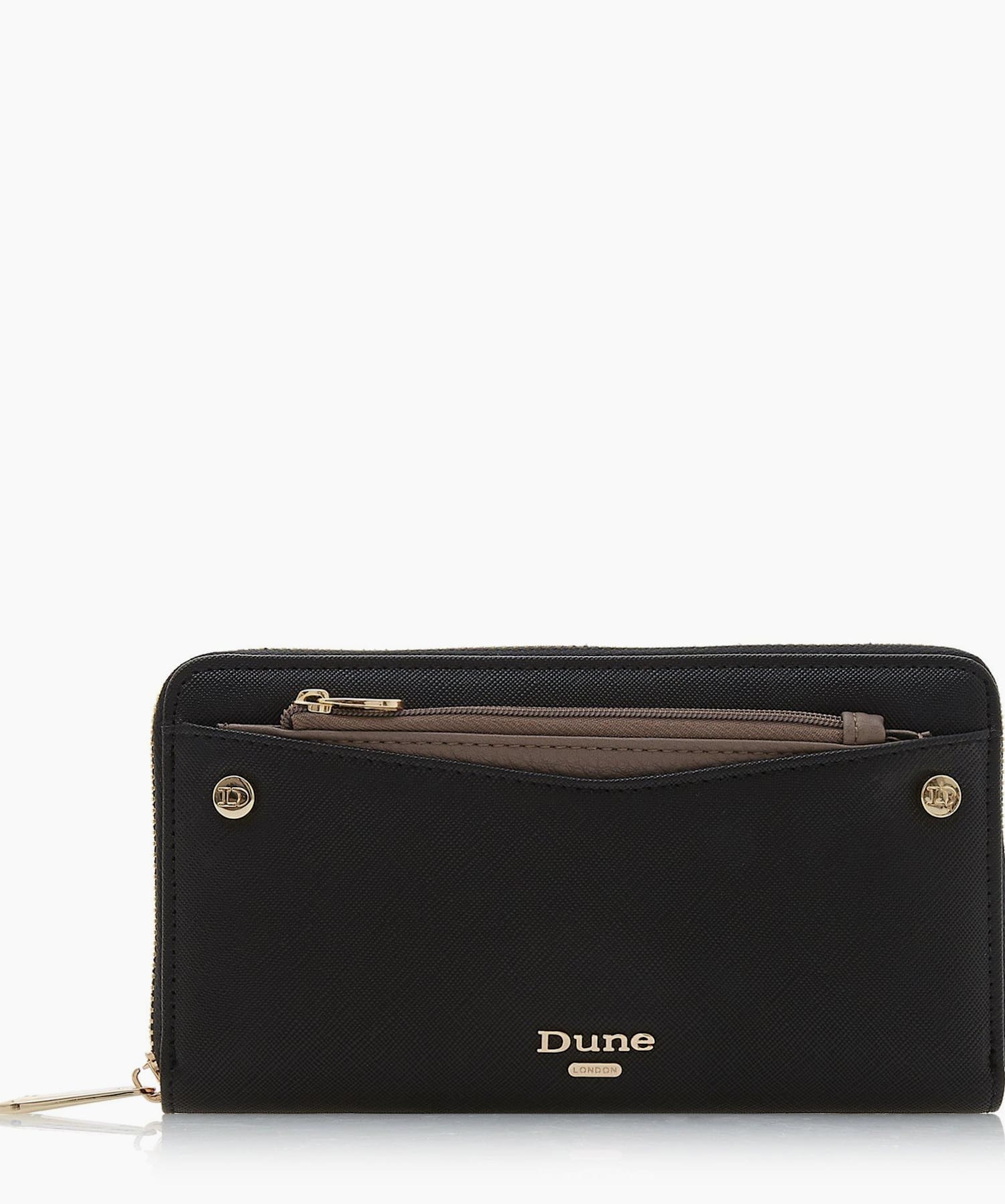 Kbecci Black, Removable Pouch Purse | Dune London
