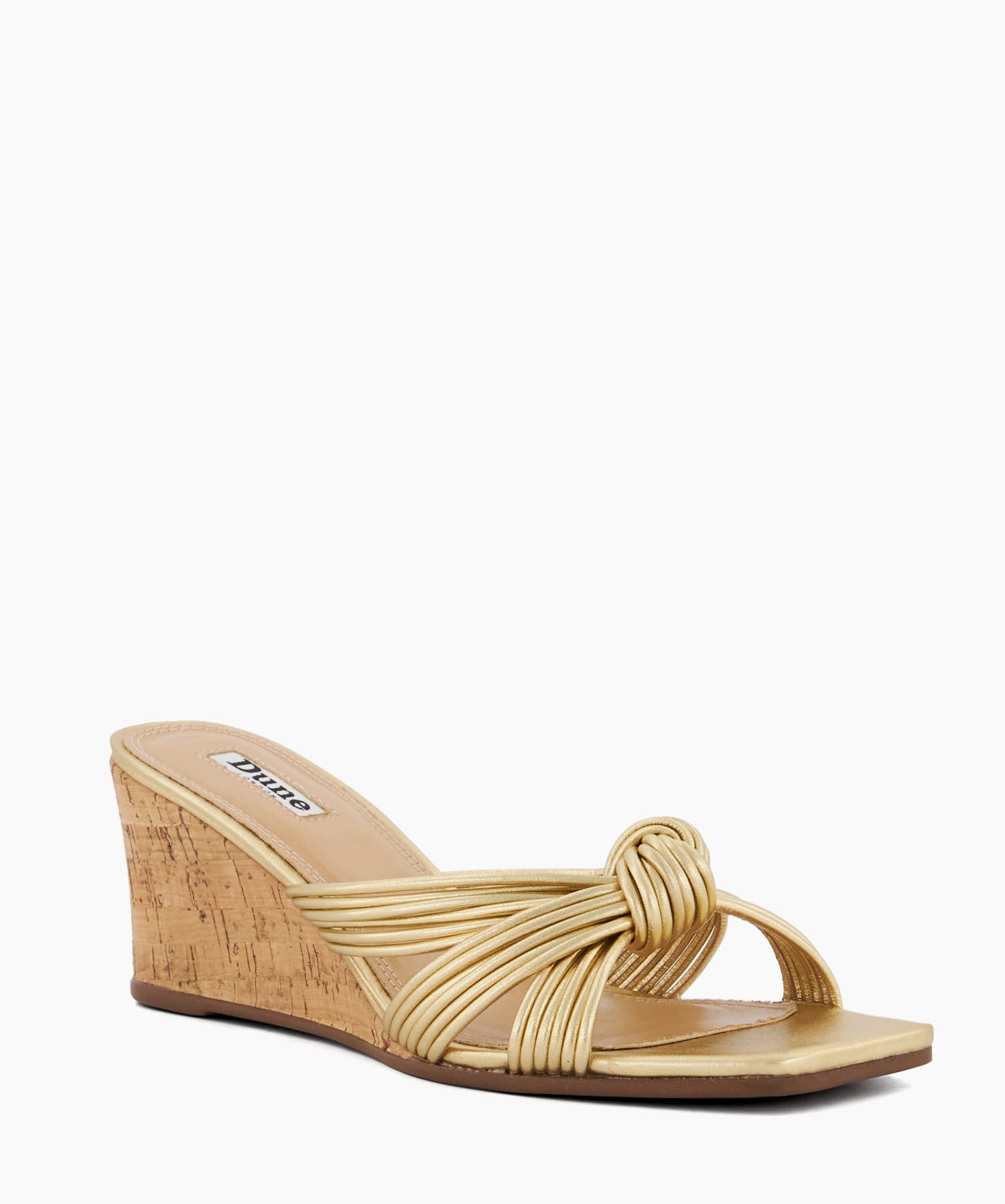 Nude best sale wedge mules