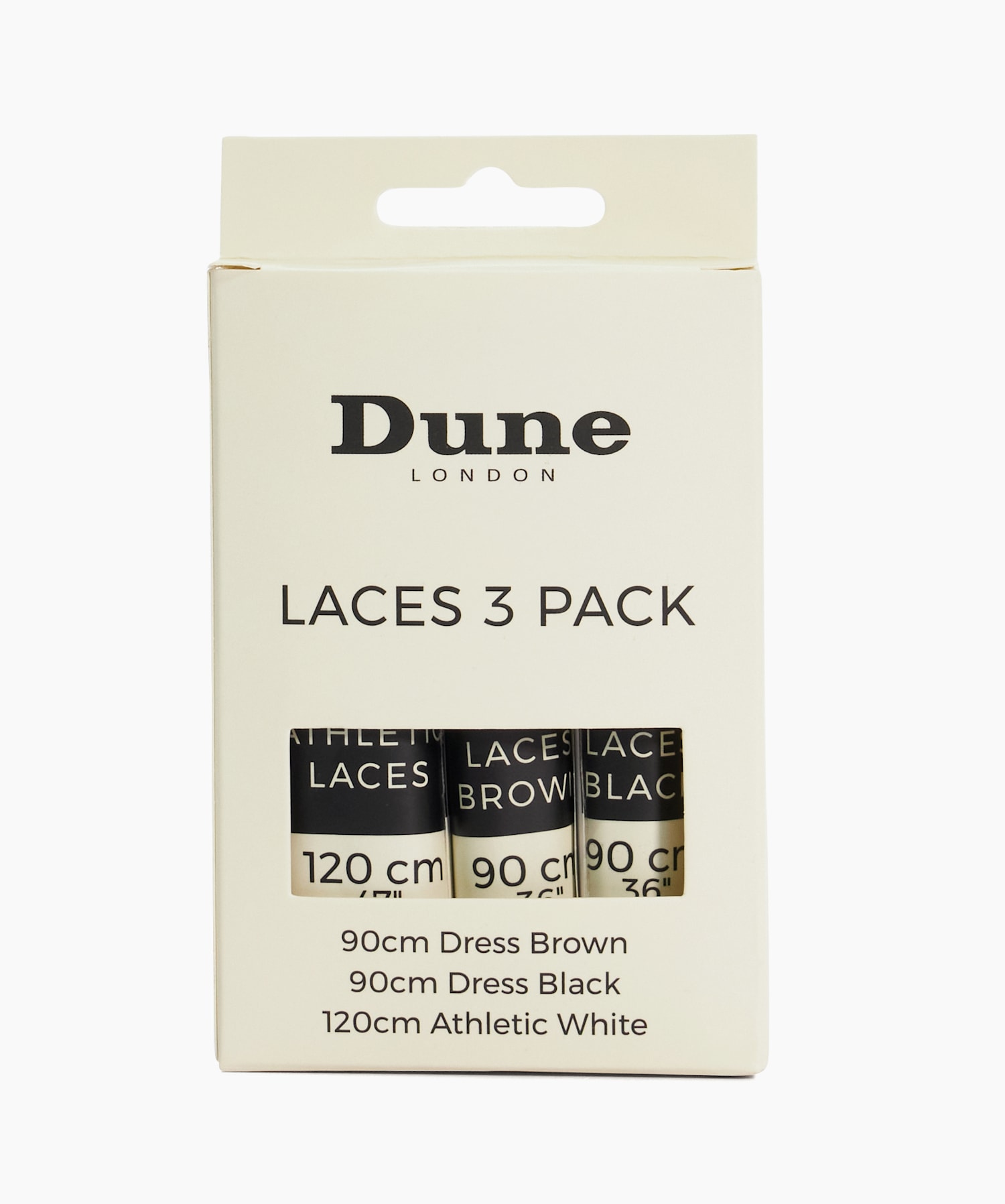 Laces 3 Pack Clear 3 Pack Of Laces Dune London