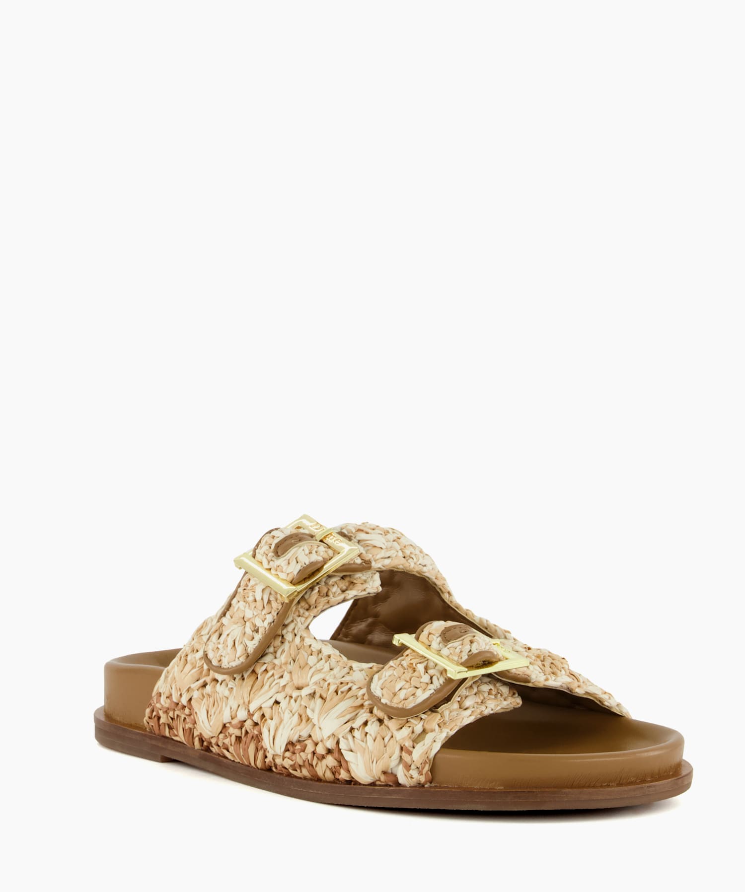 Dune raffia sandals online