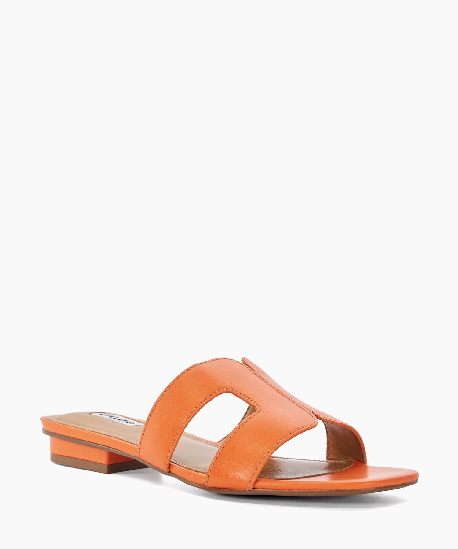 Dune loupe sandals orange best sale