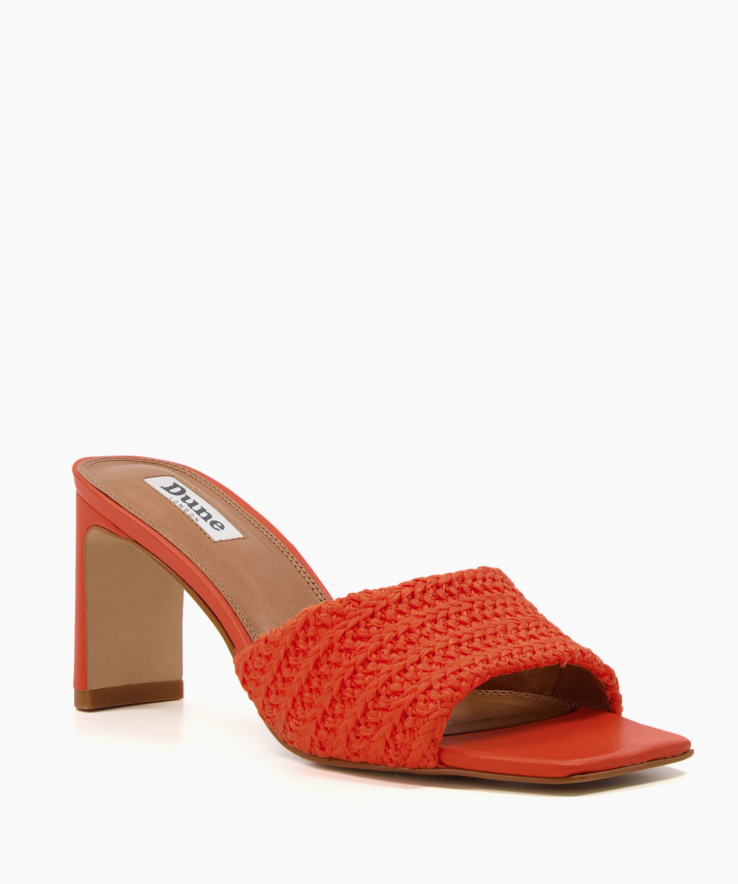Dune heeled mules shop