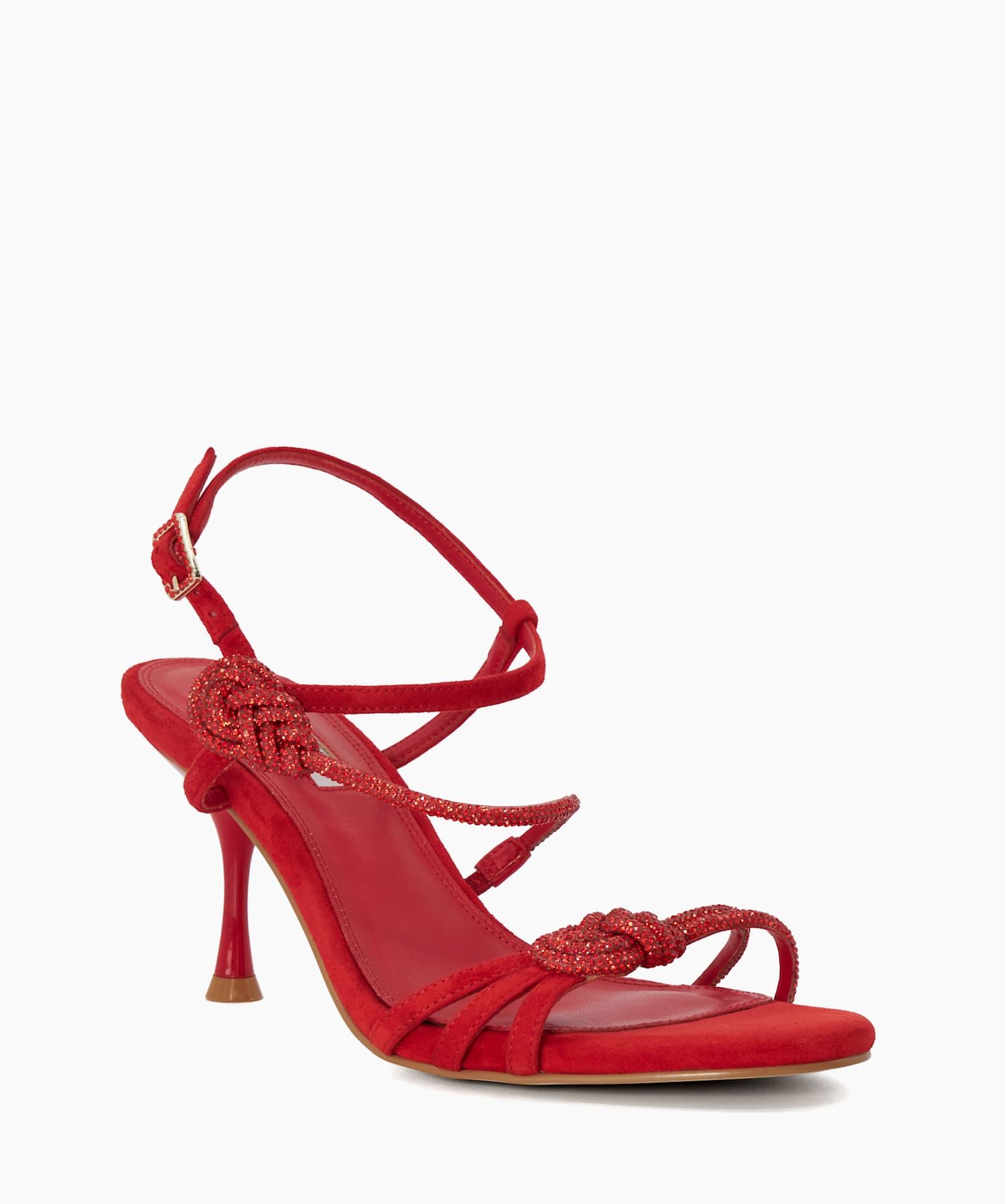 Dune outlet red sandals
