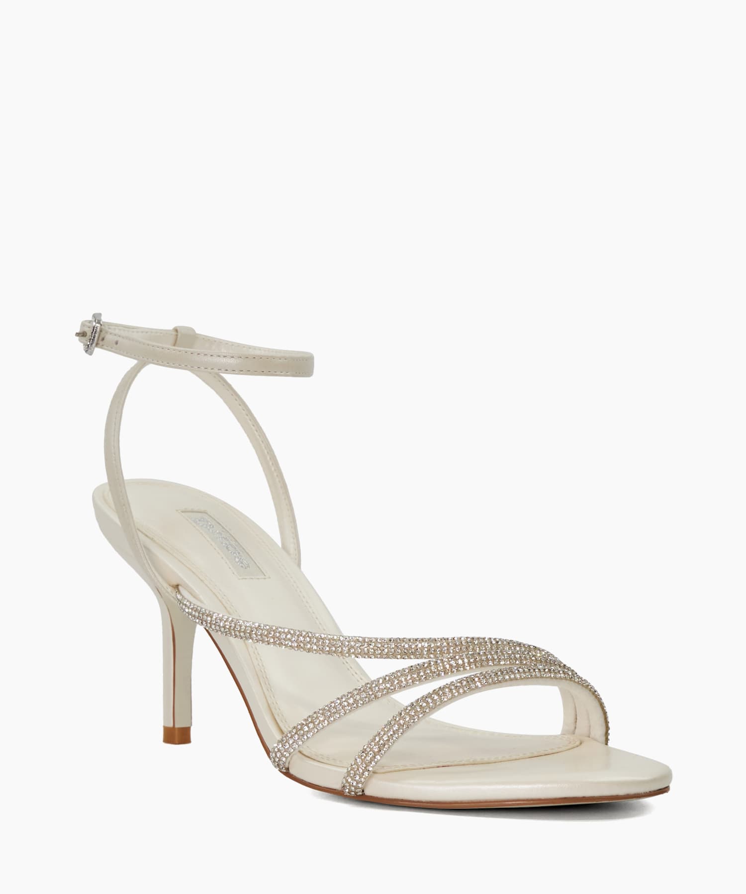 Silver strappy sandals for wedding sales