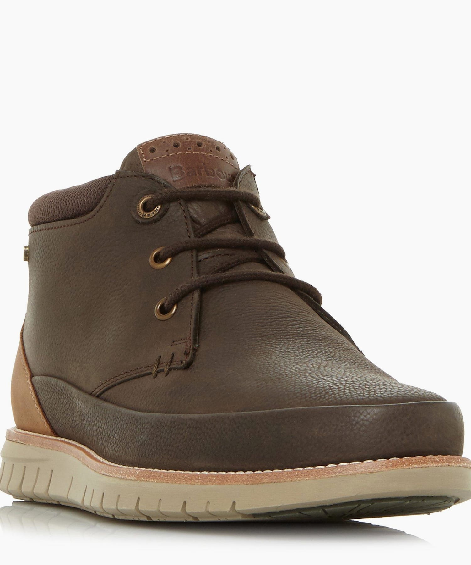 Nelson Brown Lace Up Chukka Boots Dune London