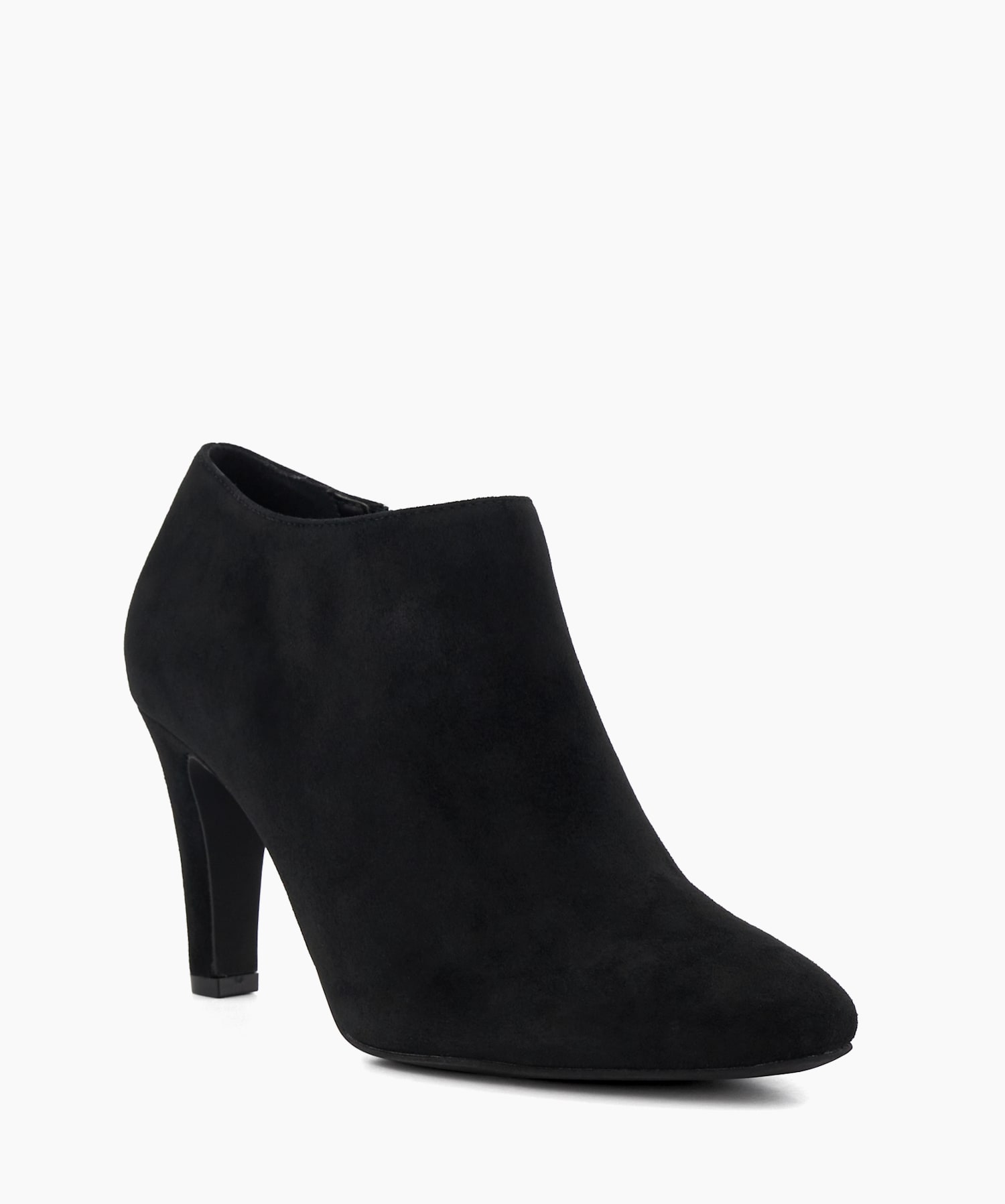 Suede ankle boots high clearance heel