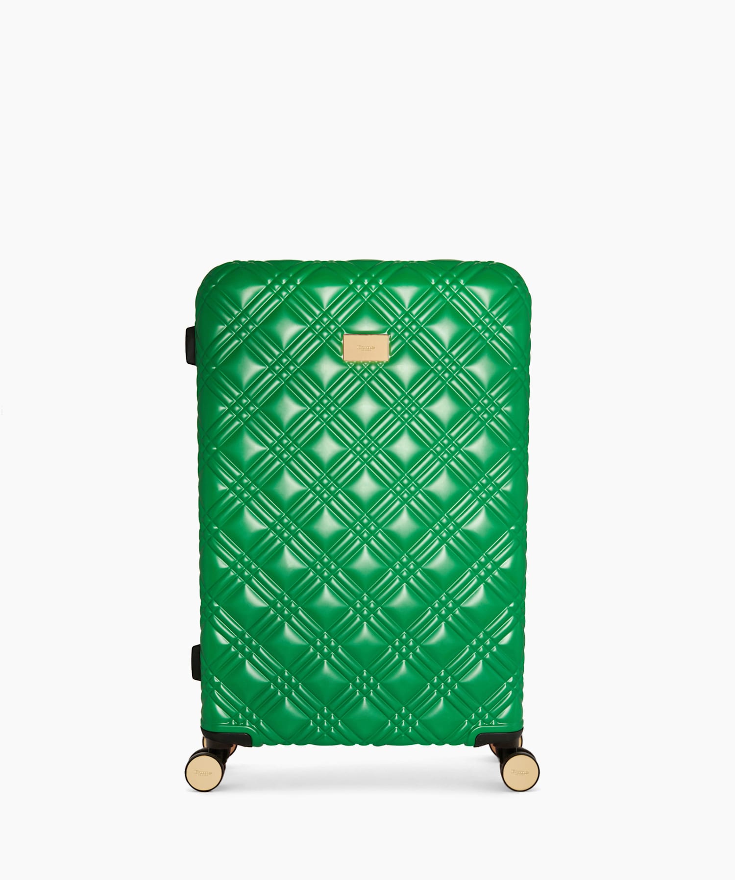 Large green suitcase on sale
