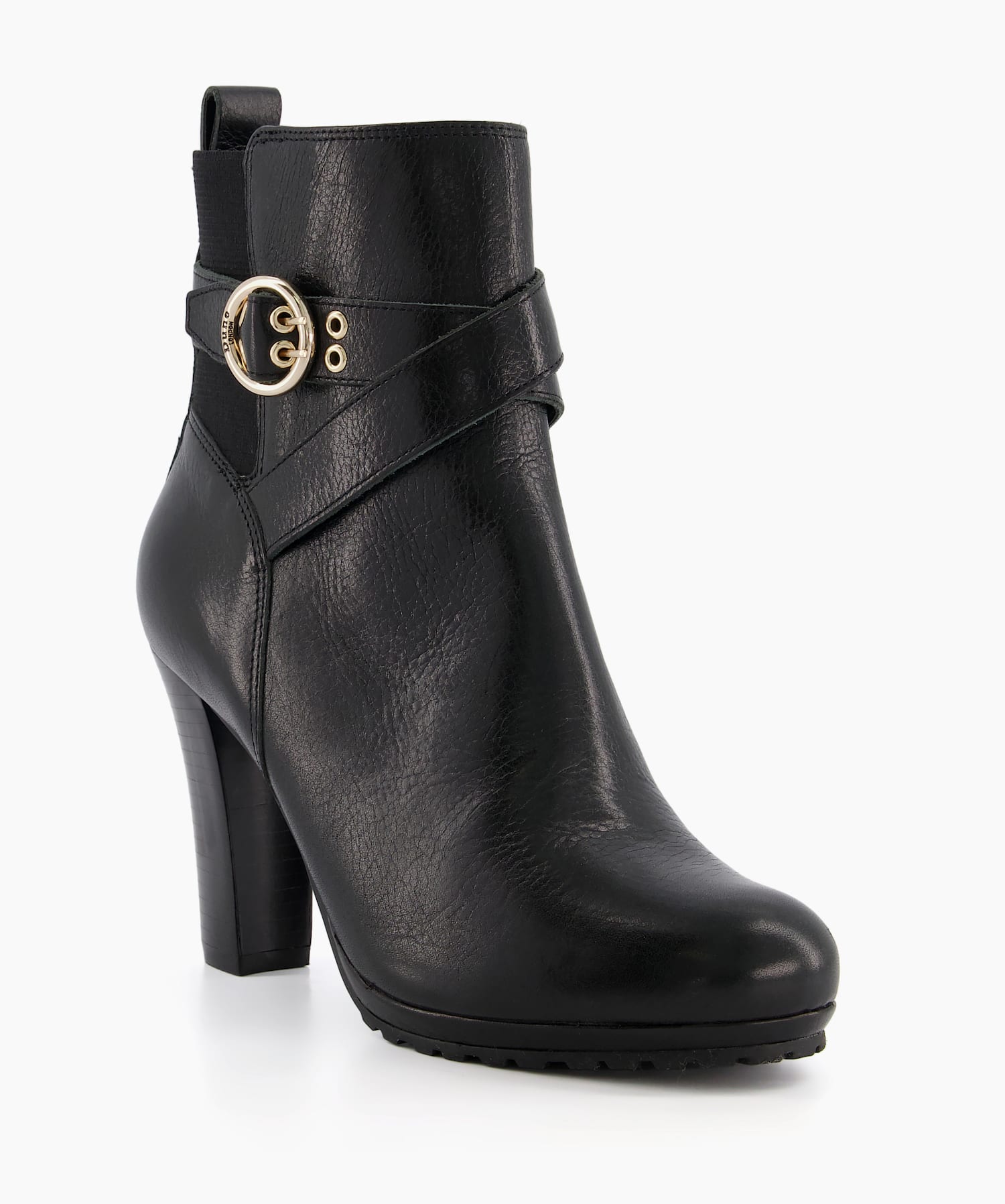 Buckle strap ankle clearance boots