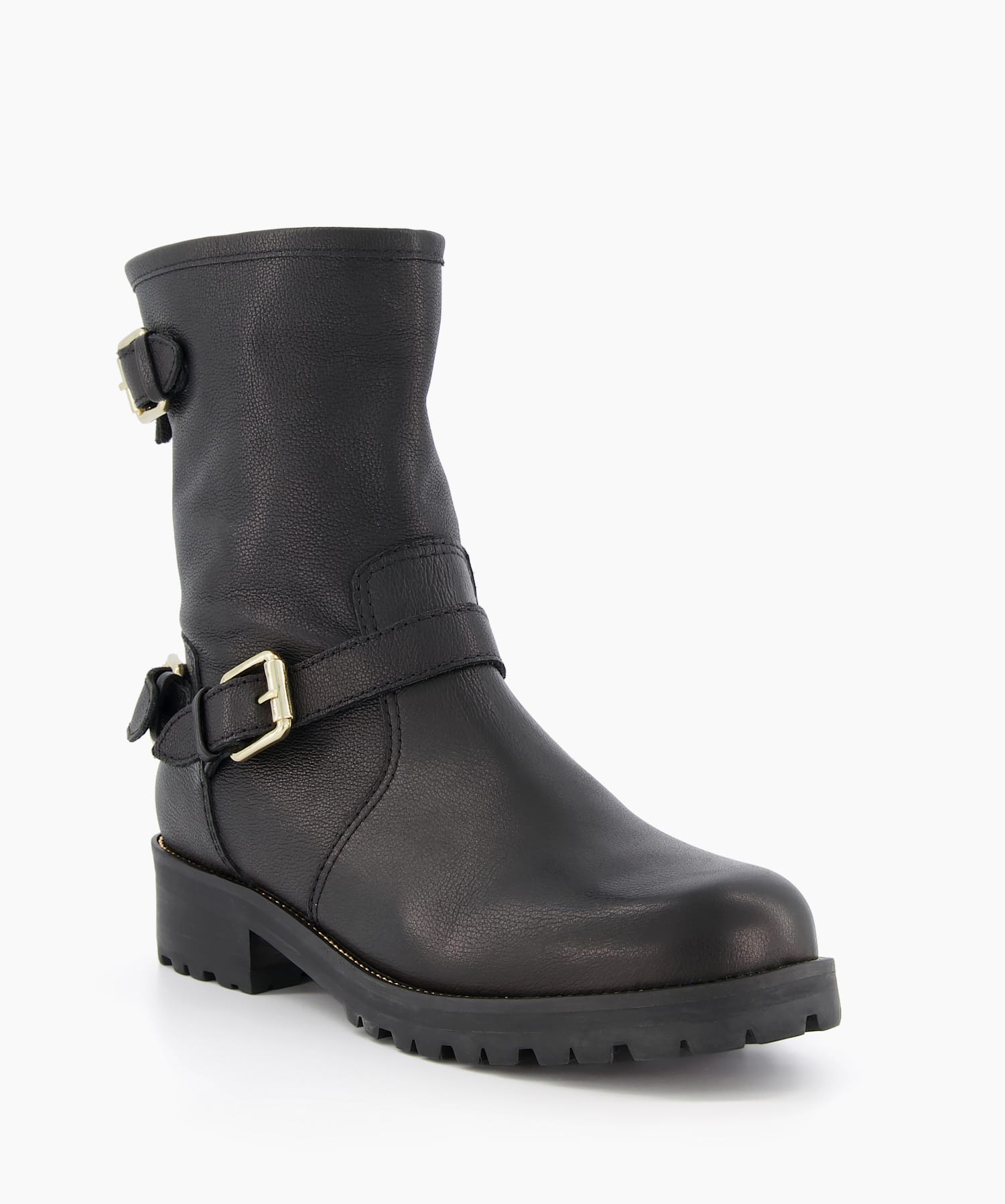 Dune black cheap biker boots