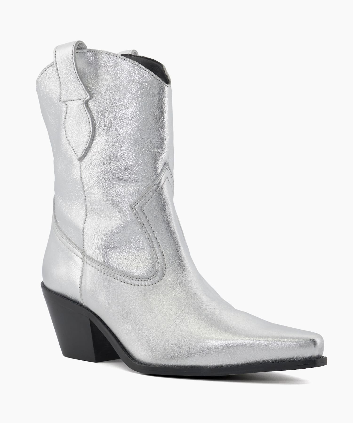 Mens silver boots shop
