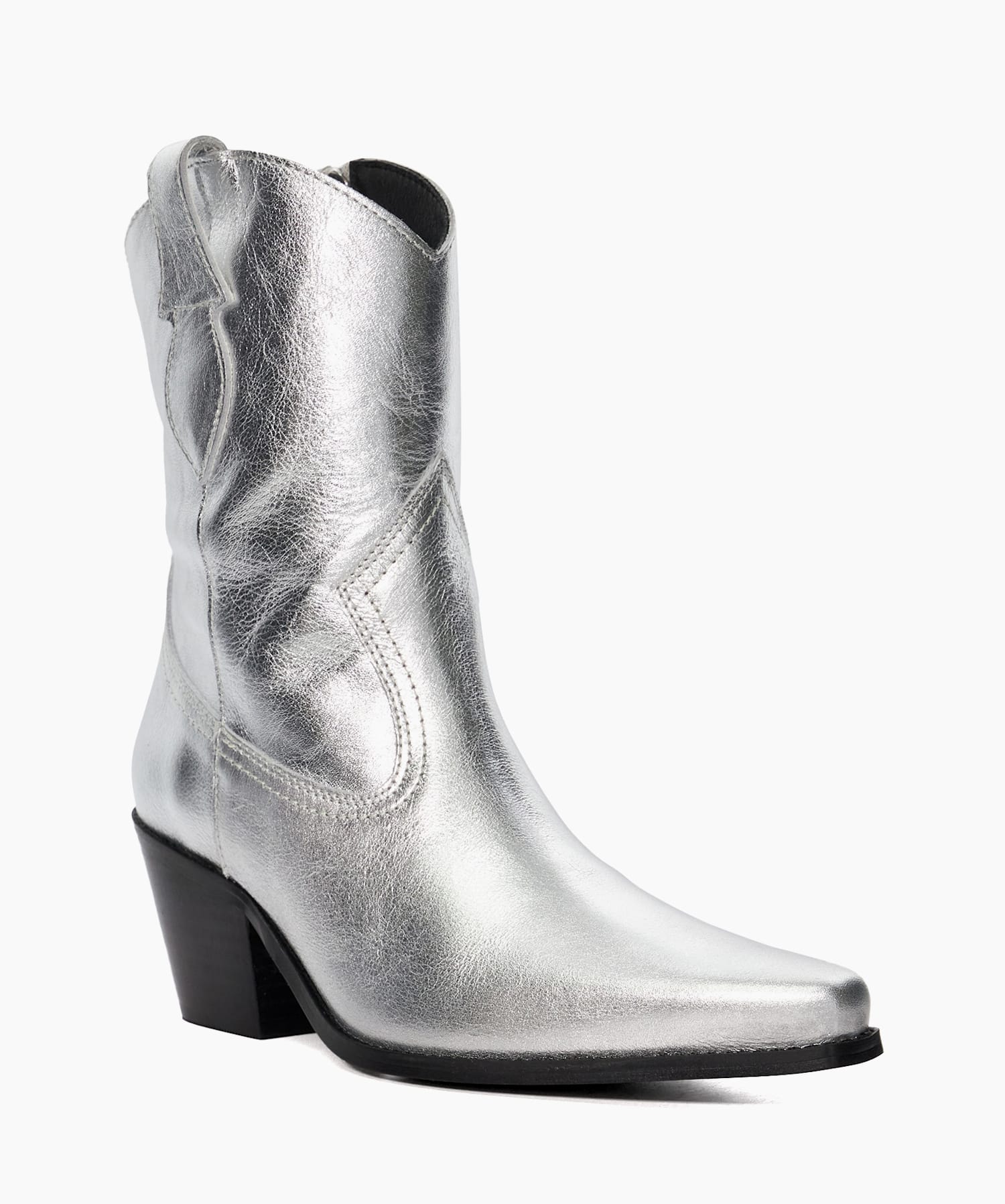 Silver cowboy boots womens online