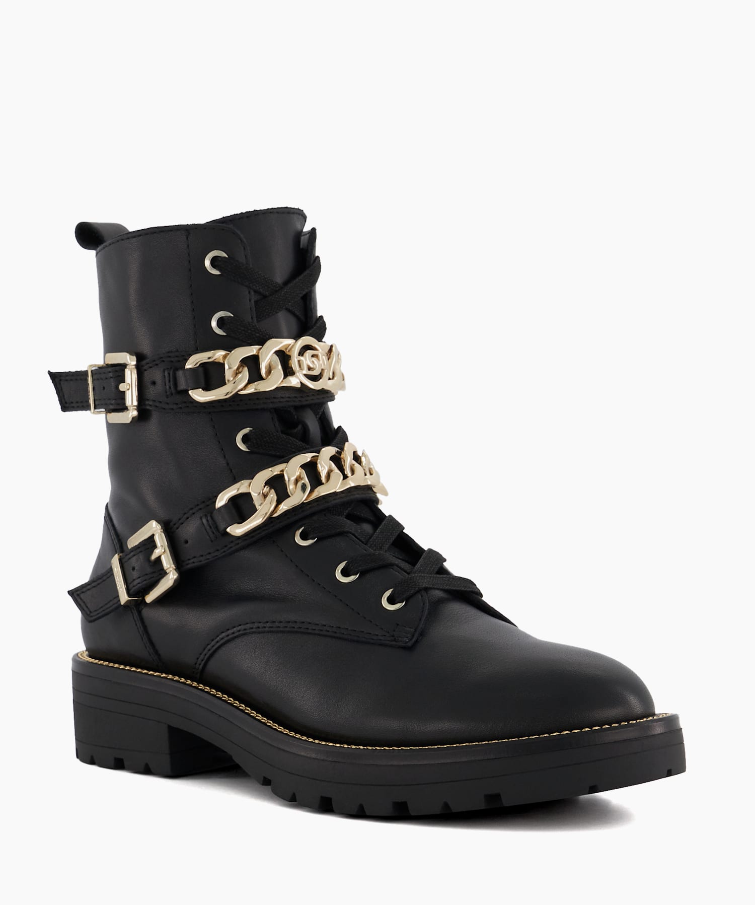 Dune pontoon black ankle deals boots