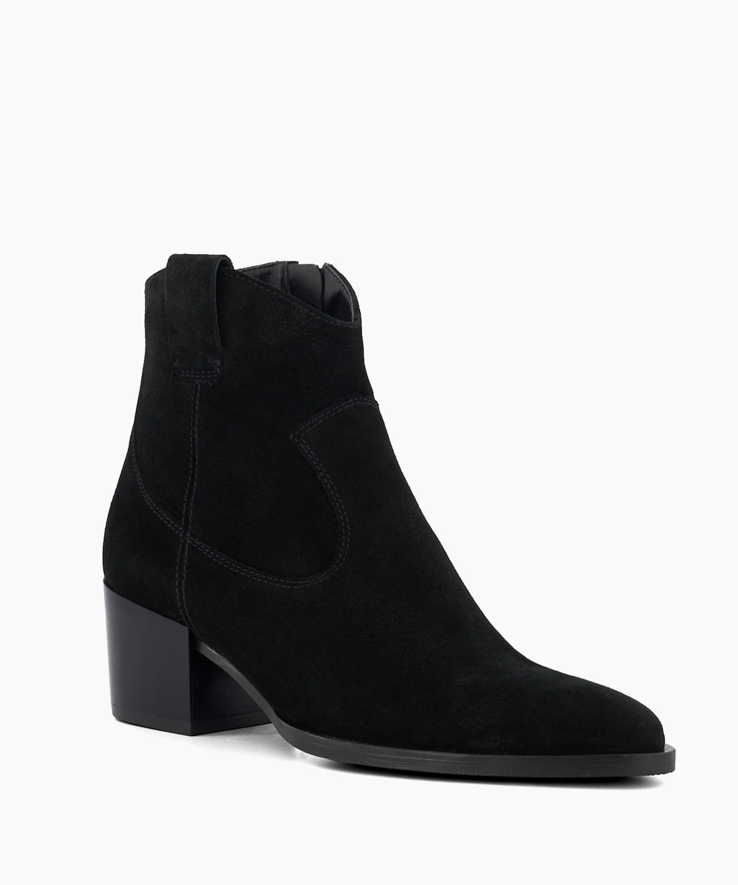 Black suede ankle boots sales sale