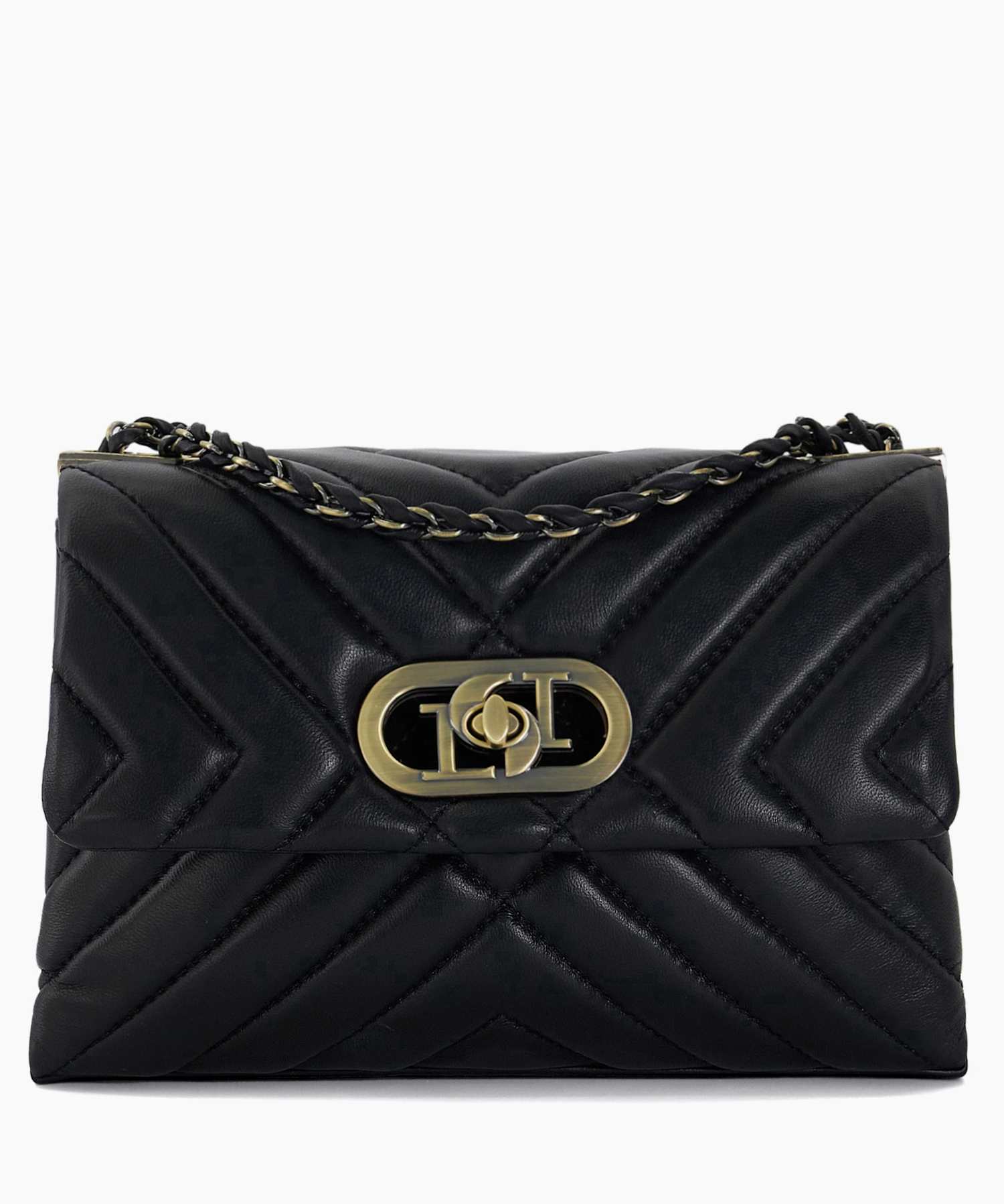 Leather regent chain bag sale