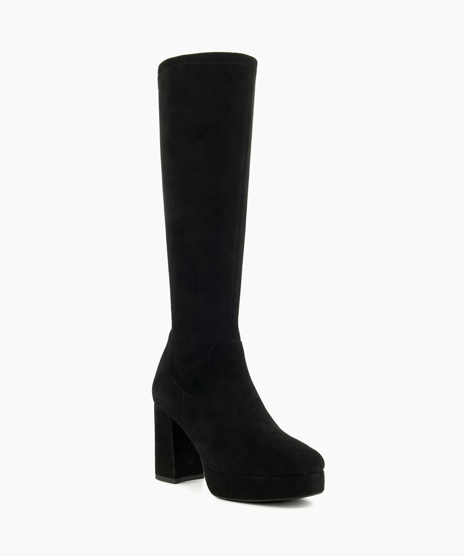 Carli over the knee block clearance heel boots