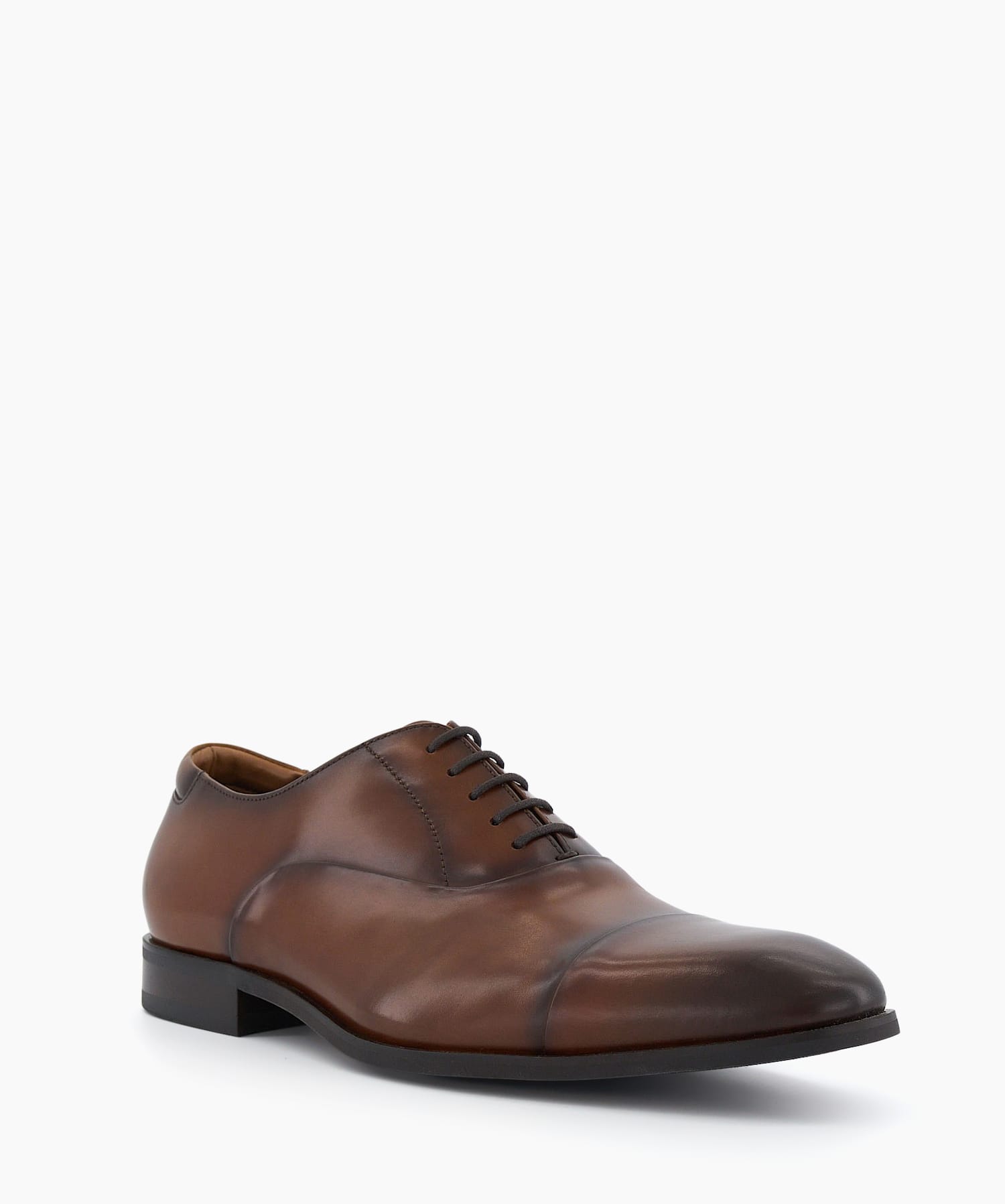 Dark tan oxford shoes online