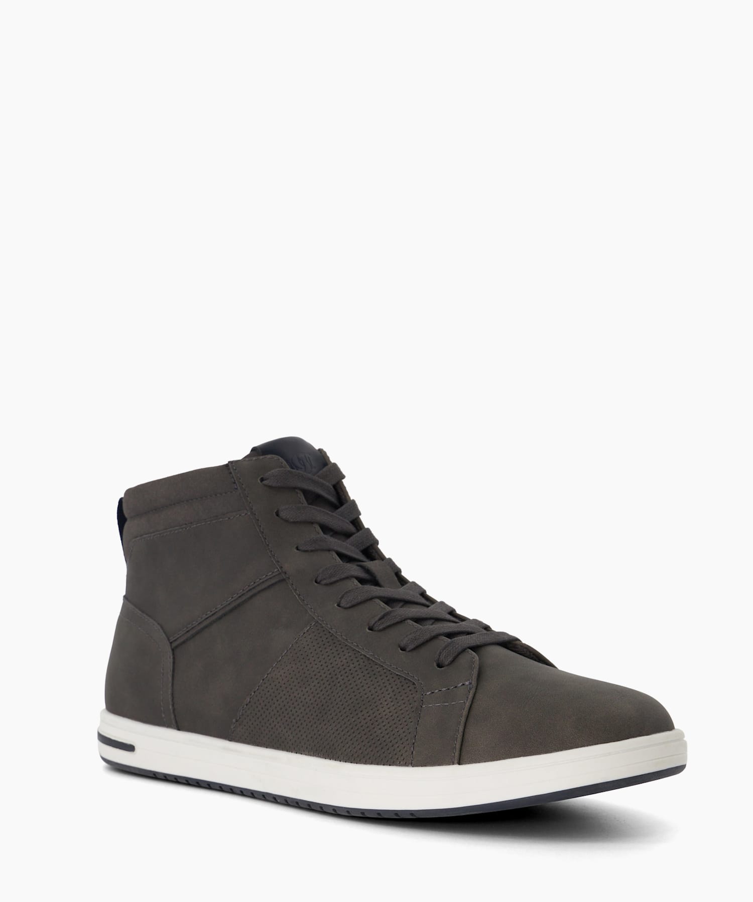 Sezzy Dark Grey High Top Trainers Dune London