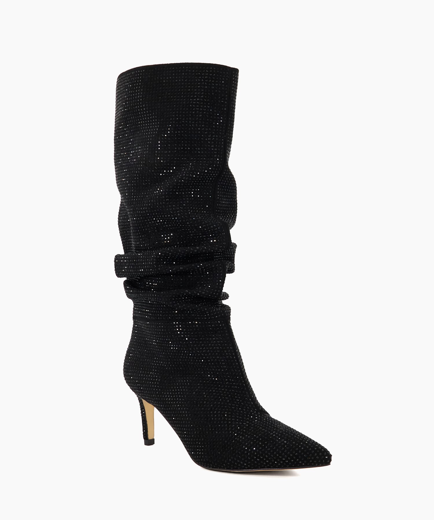 Slouch calf best sale boots flat