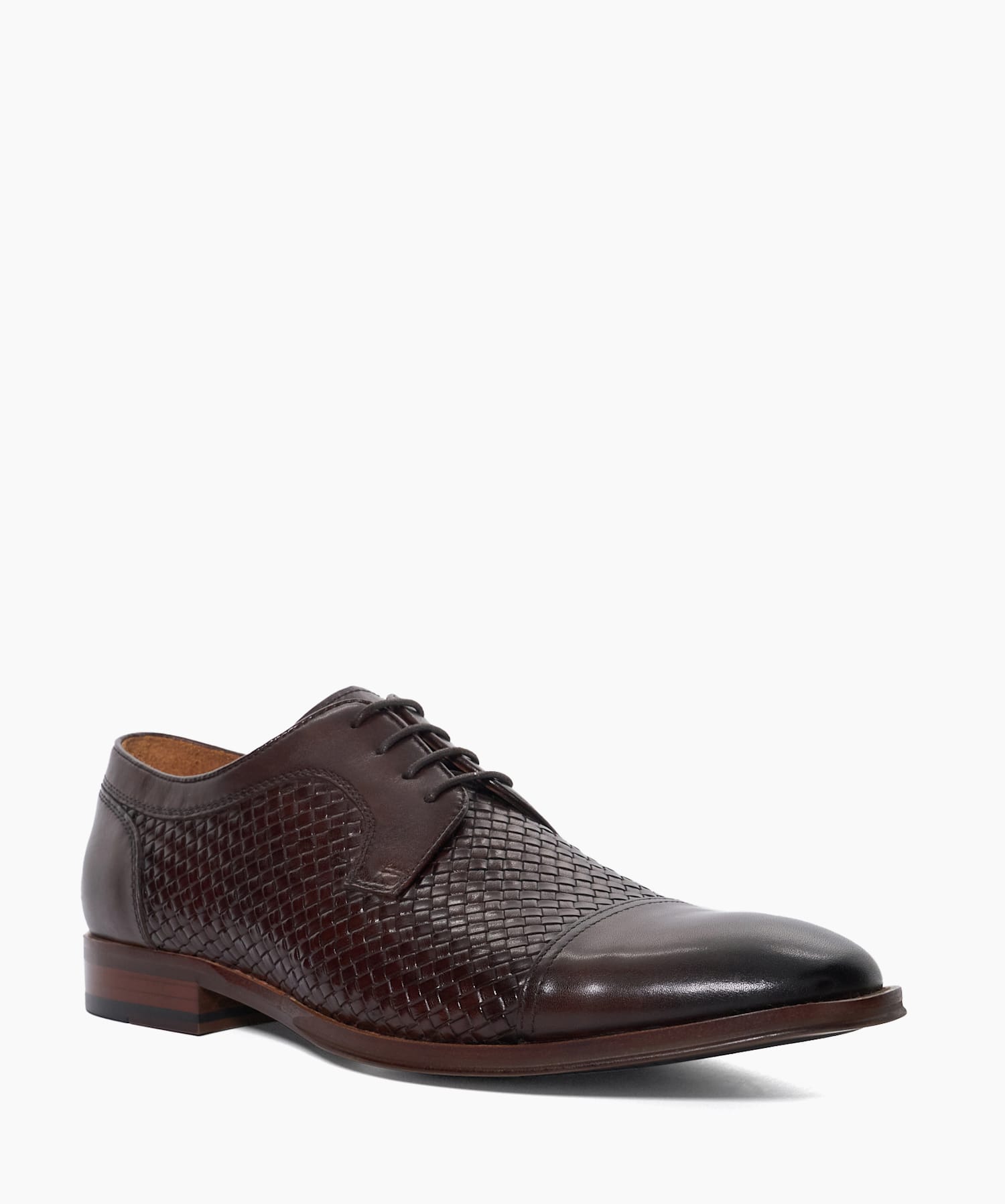 Chelsea woven cap toe pump cheap