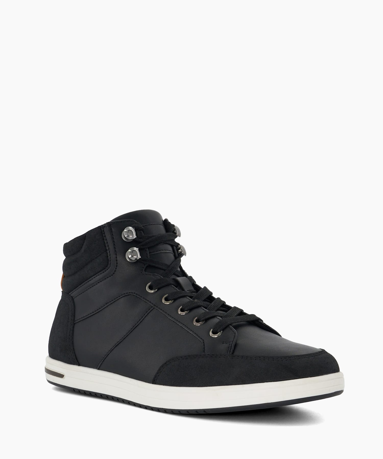 Suttonn Black High Top Trainers Dune London