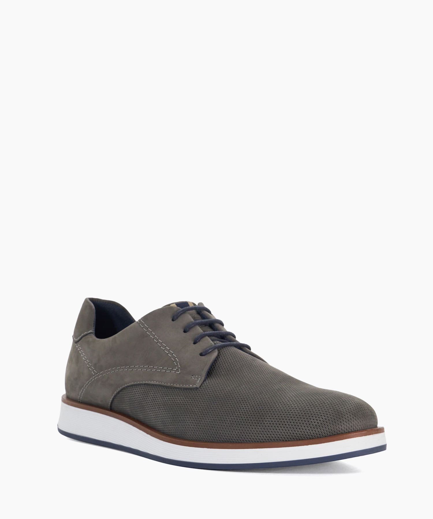 Beko Grey Wide Fit Lace Up Shoes Dune London