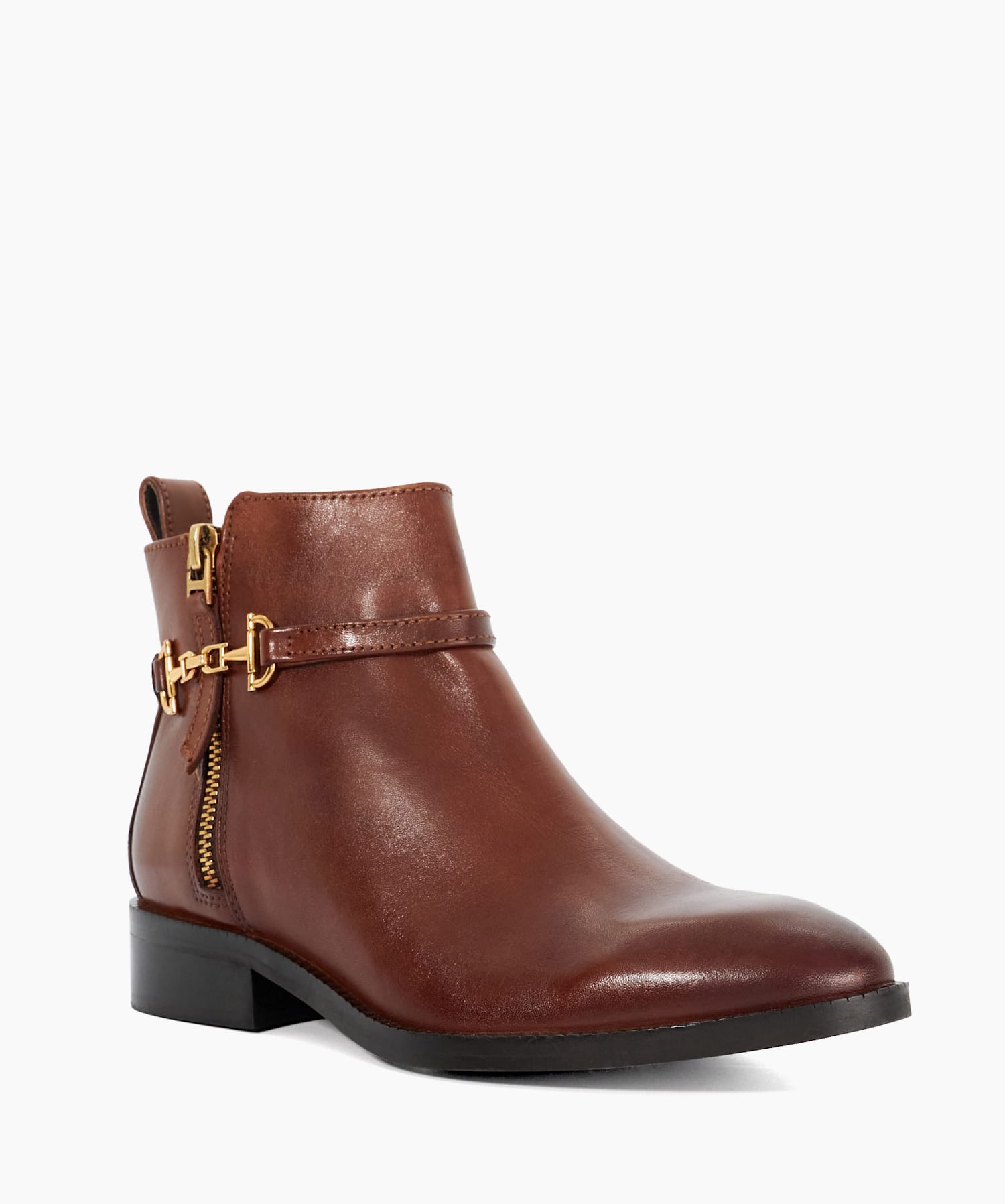 Wide fit leather ankle boots sale
