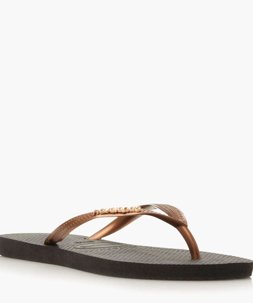 Havaianas bronze metallic top
