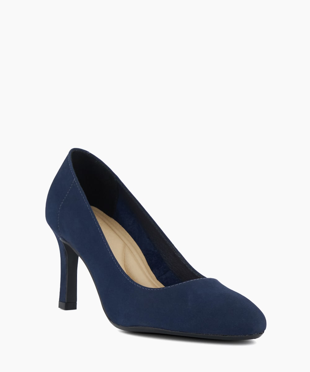 Navy high heel shoes sales