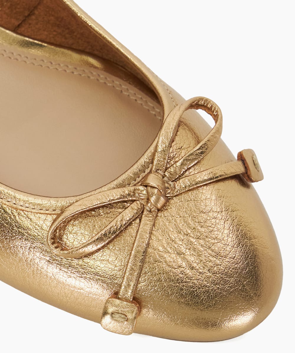 Cheap gold flats hot sale